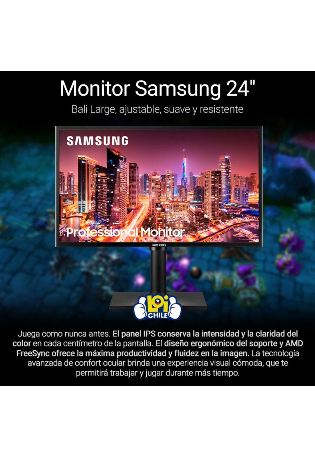 Monitor Samsung 24' Full HD Panel IPS FreeSync-1