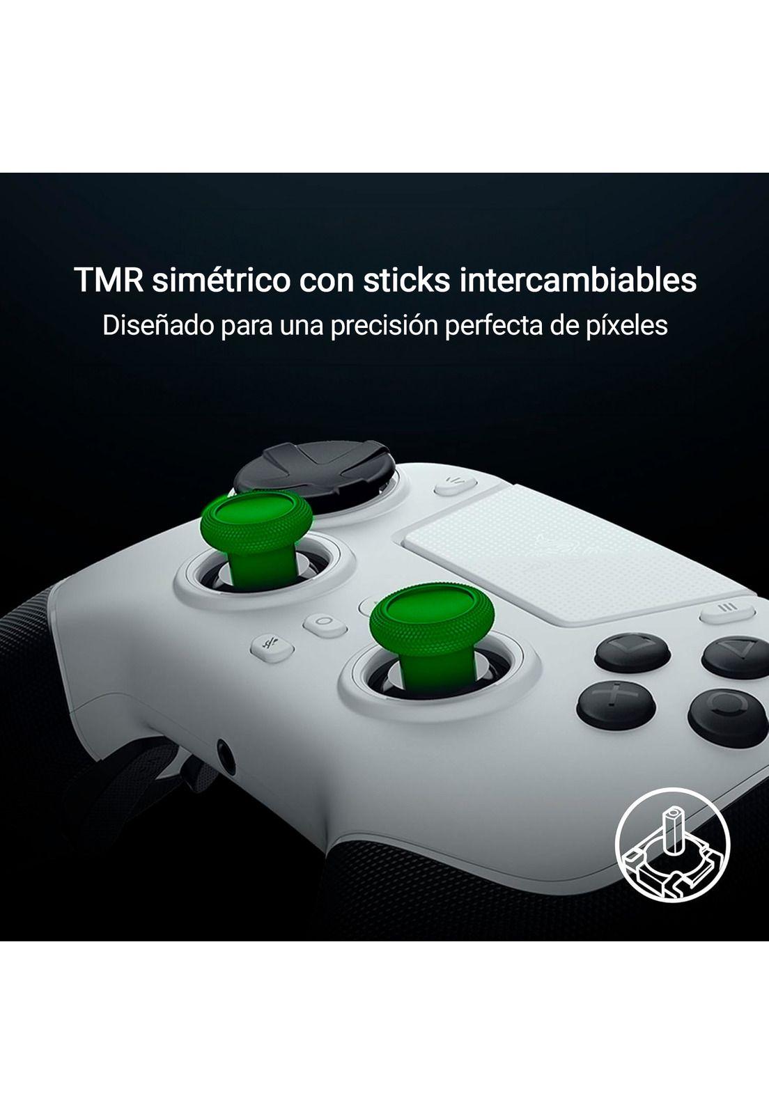 Control Joystick Inalámbrico Razer Raiju V3 Pro PC PS5 White-6