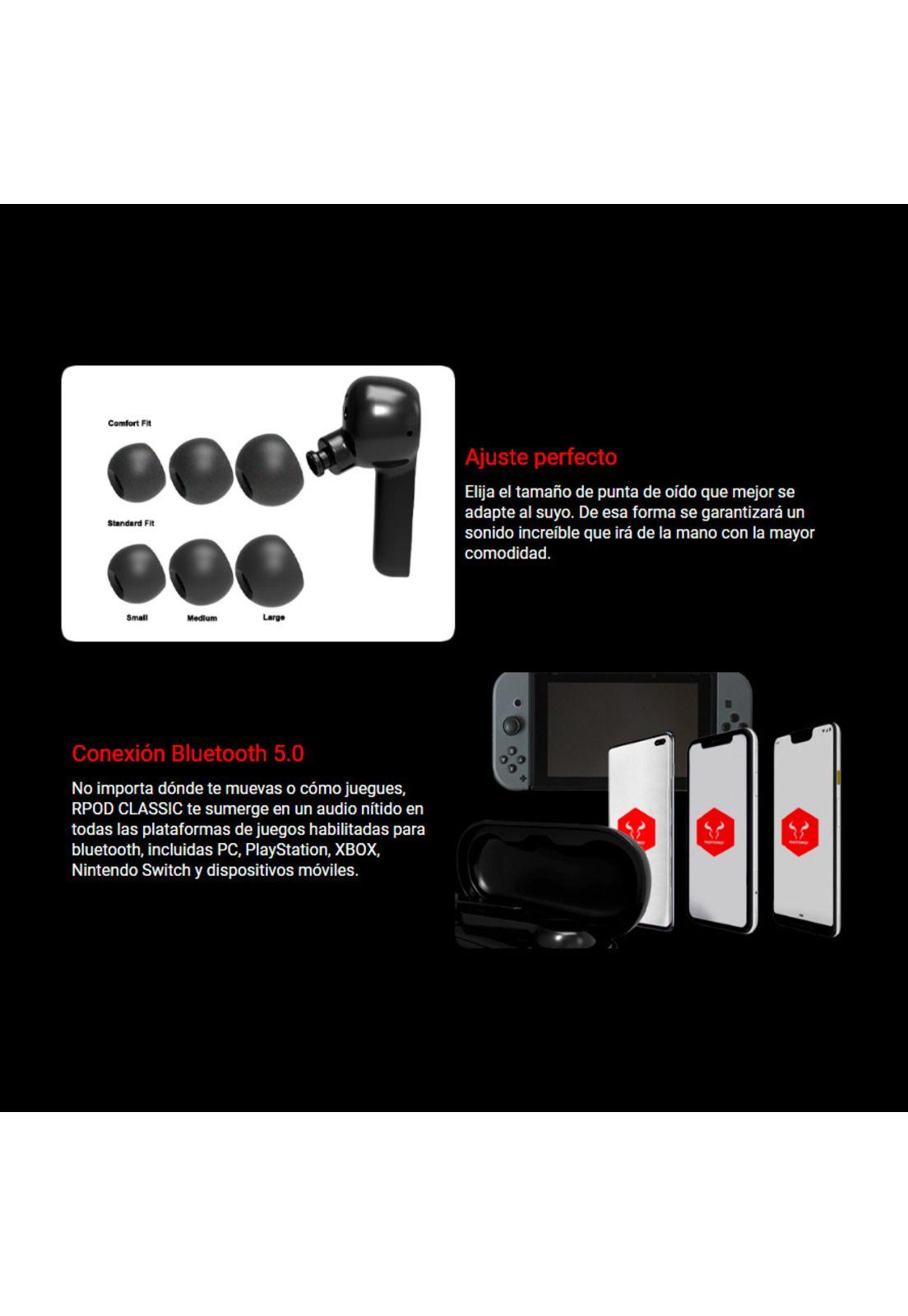Audifonos Gamer Riotoro Rpods Wireless-3