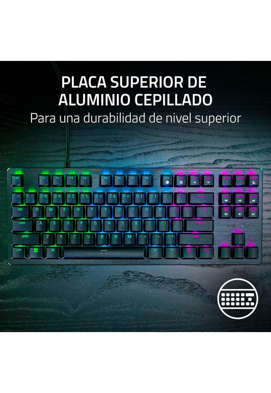 Teclado Gamer Razer Huntsman V3 X TKL Purple Switch Español-7