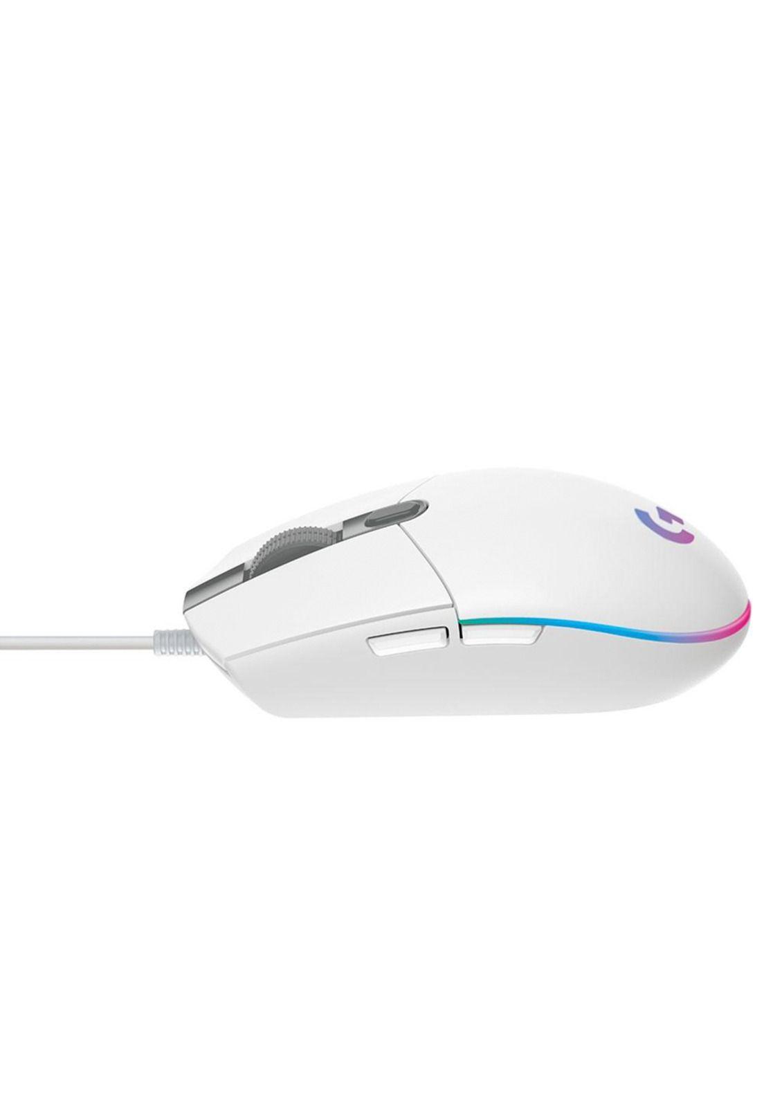 Mouse Gamer Logitech G203 Lightsync White-1