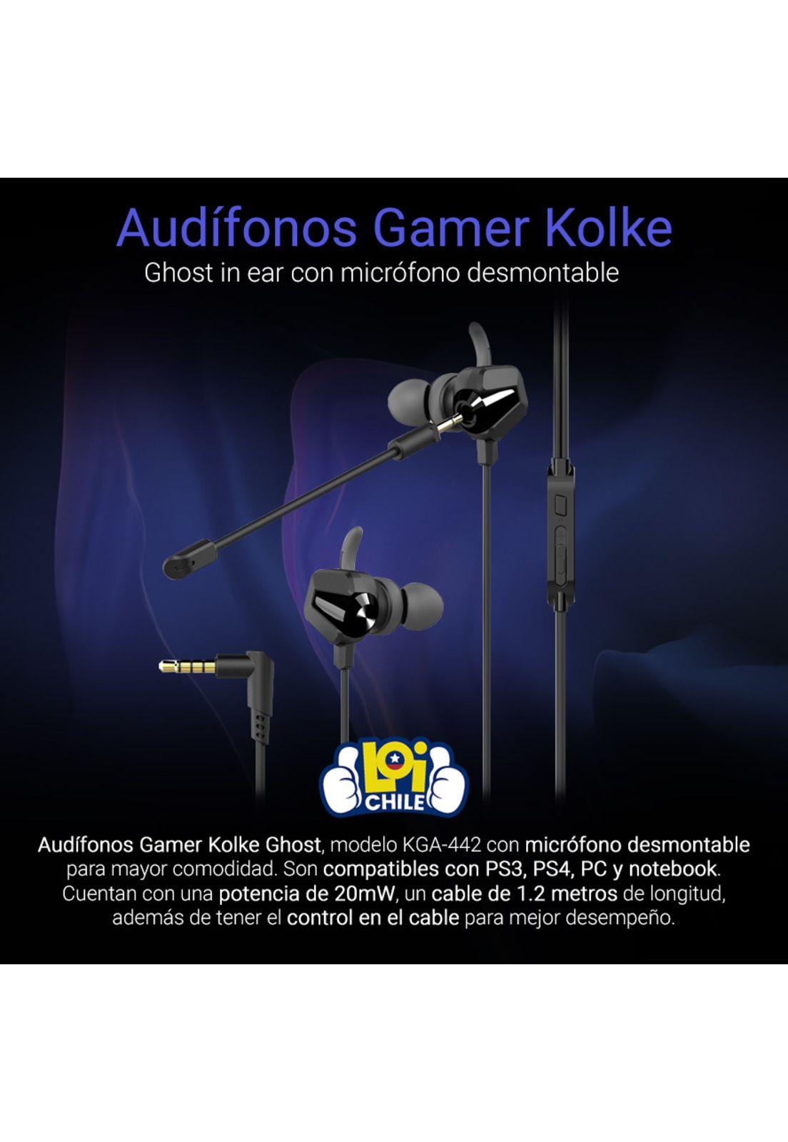 Audifonos Gamer KOLKE Ghost con Micrófono Desmontable-1