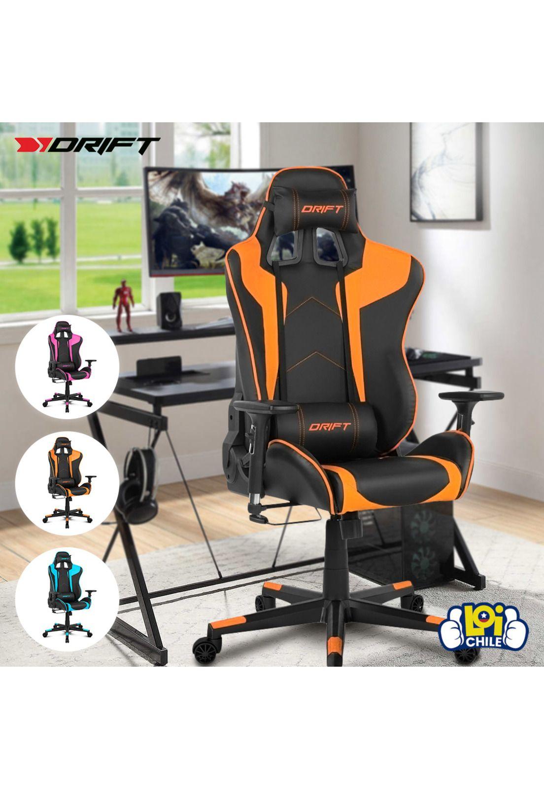 Silla Gamer Drift DR300 Naranja-4