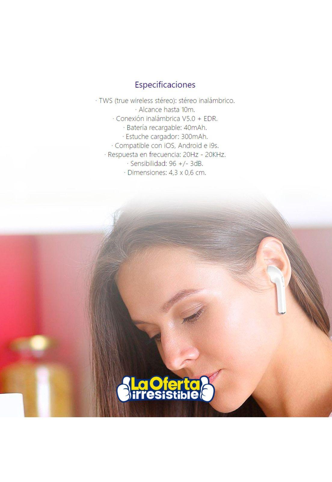 Audífonos Bluetooth KOLKE TWS Caja de Carga Inalámbrica-4