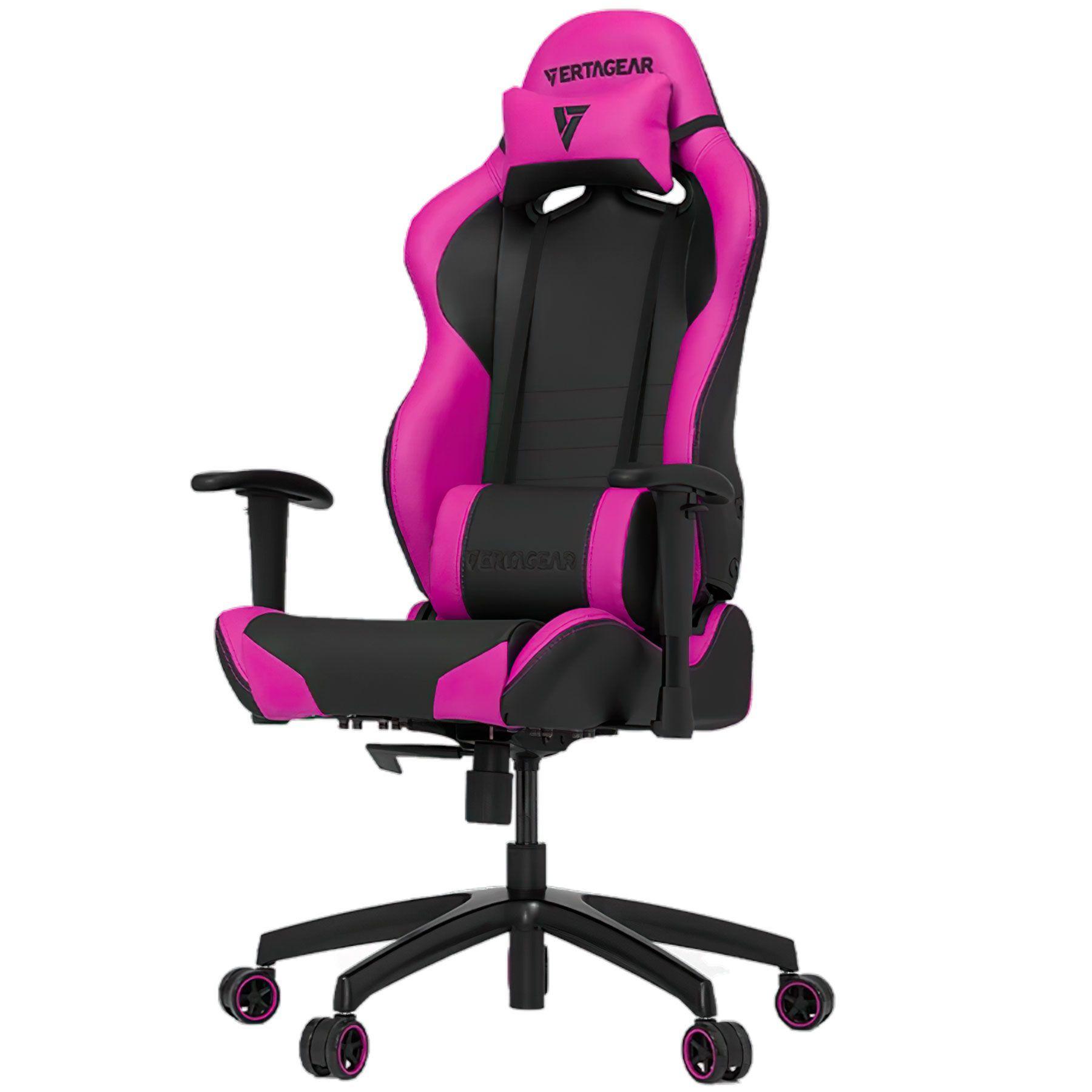 Silla Gamer Vertagear SL2000 Negra Rosa Reclinable Ajustable-0