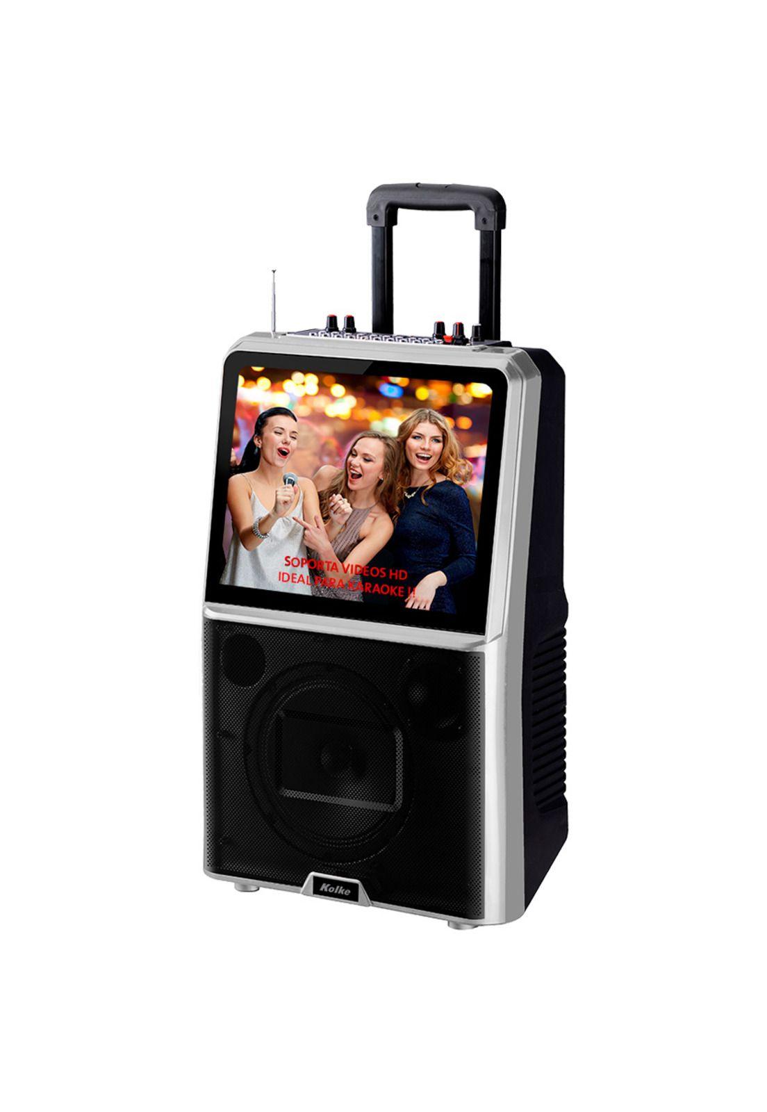 Parlante Inalámbrico Kolke Pro 3 Karaoke Pantalla 15" 100w-0