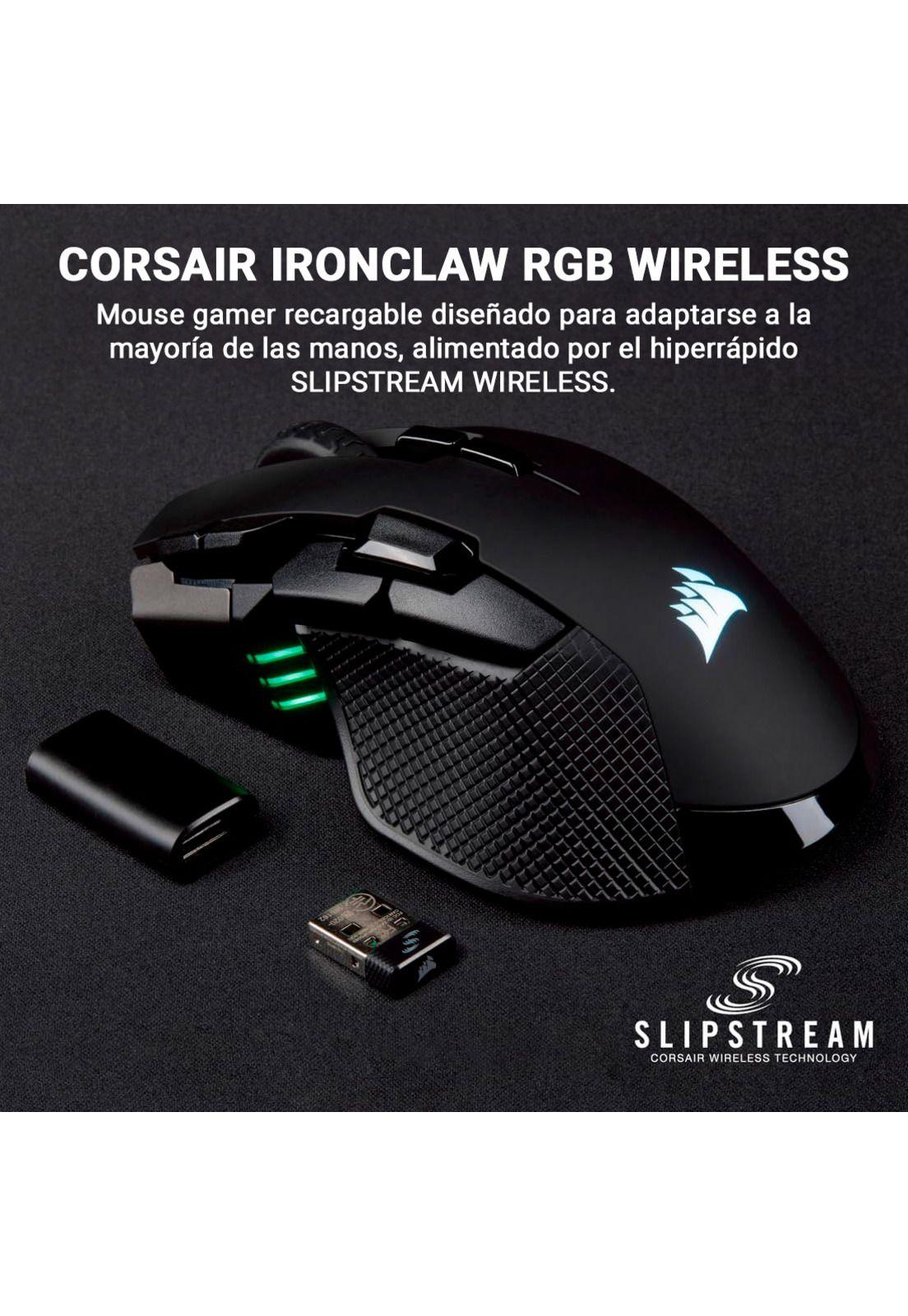 Mouse Gamer Inalámbrico Corsair Ironclaw RGB Wireless-1