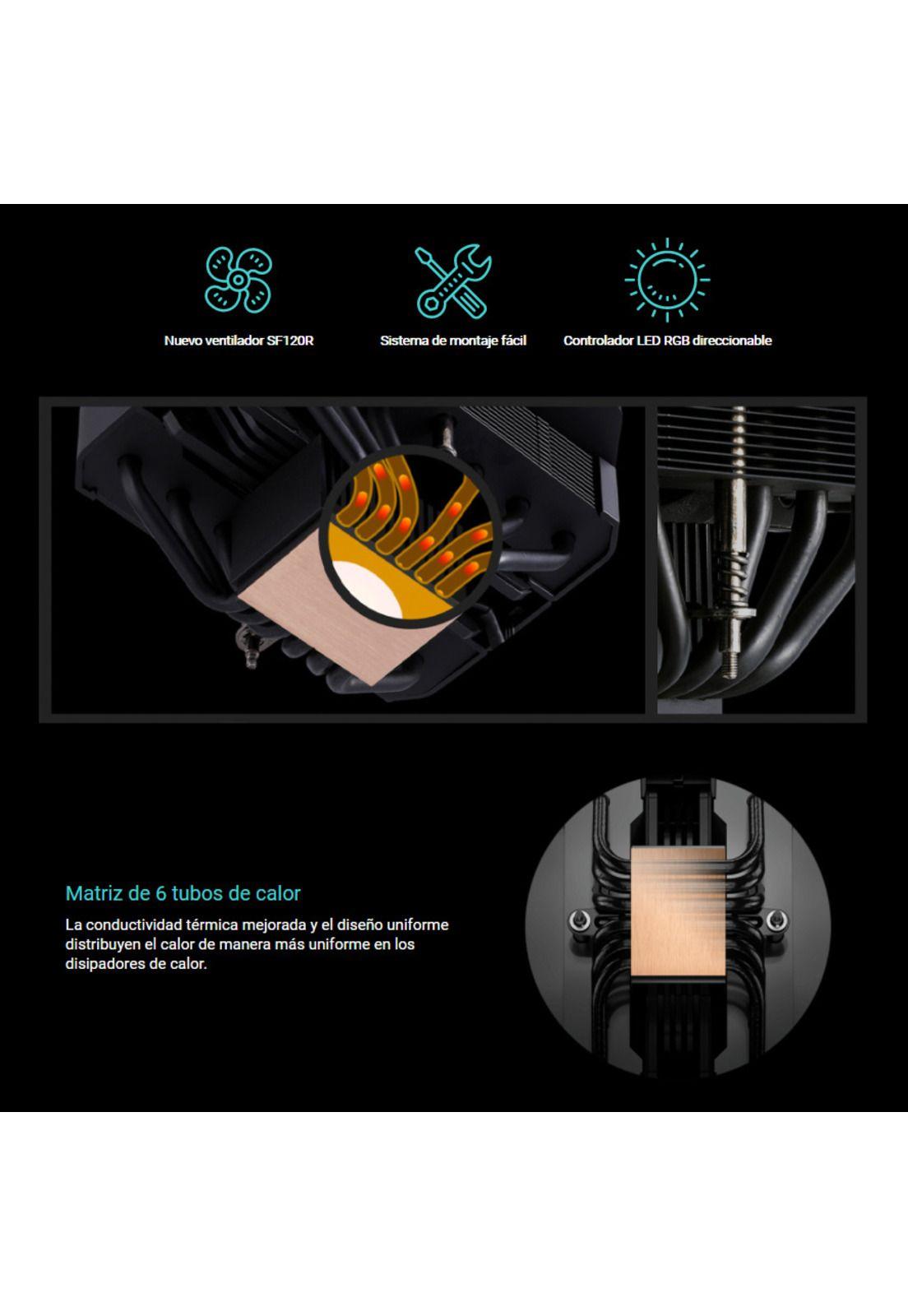 Disipador De Calor Cooler Master MA620M LED RGB-2