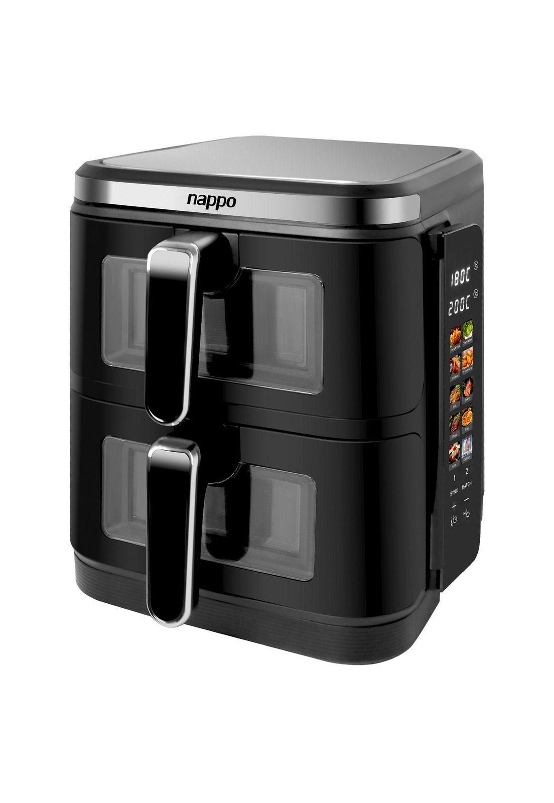 Freidora de Aire Nappo Doble Cesta 11L Panel Digital 2800W-3