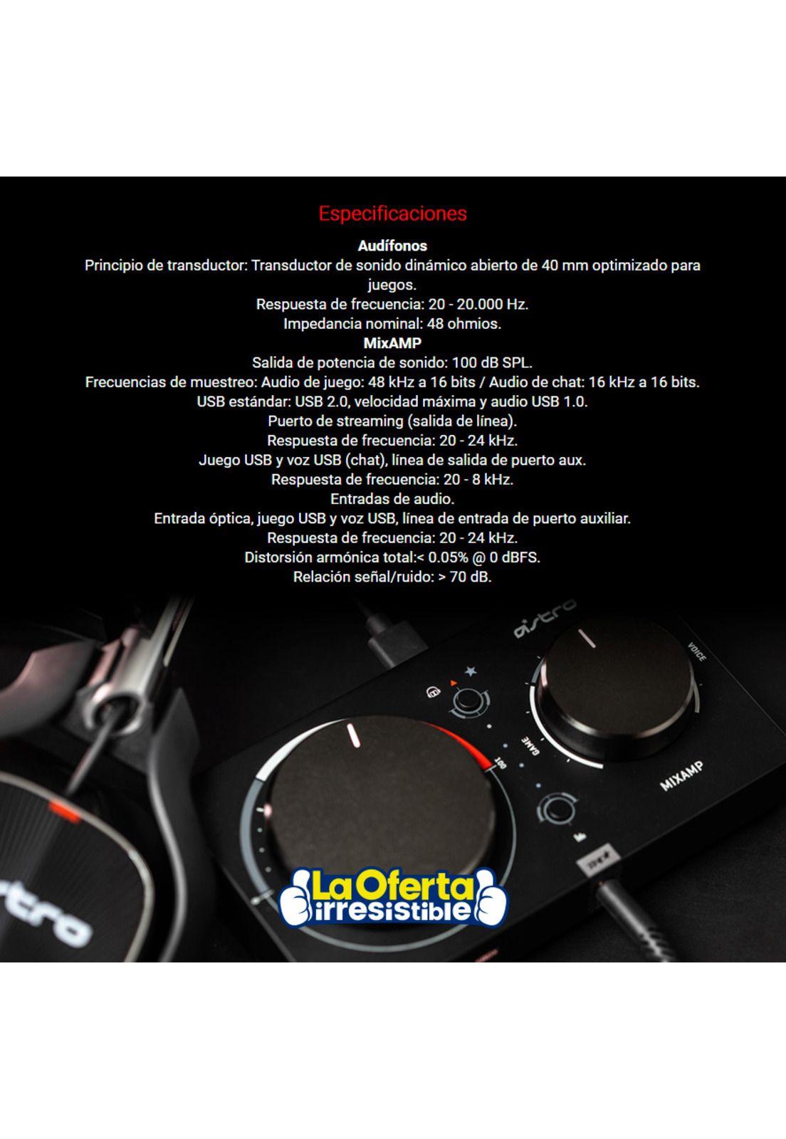 Audífonos Gamer ASTRO A40 TR + MixAmp Pro TR para Xbox One/Pc/Mac-3