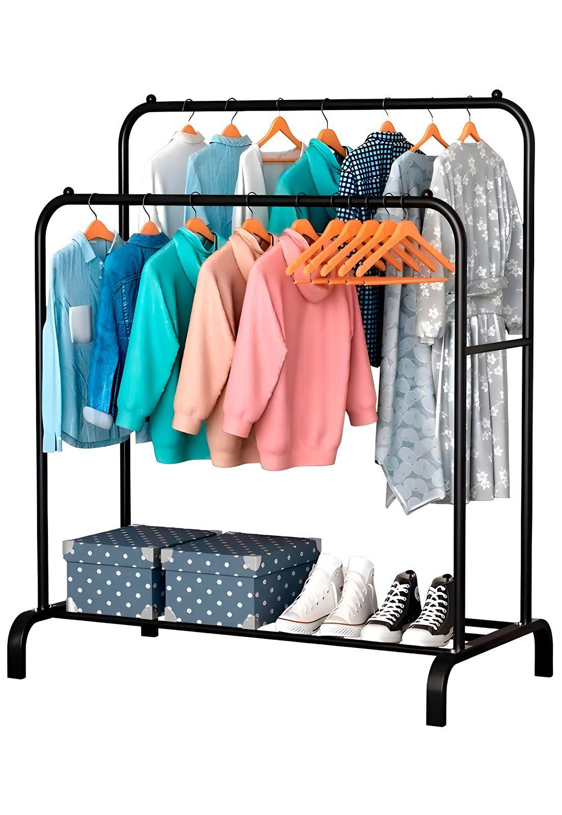 Perchero Doble DecoTeam Hierro Organizador Colgante Zapatera-0