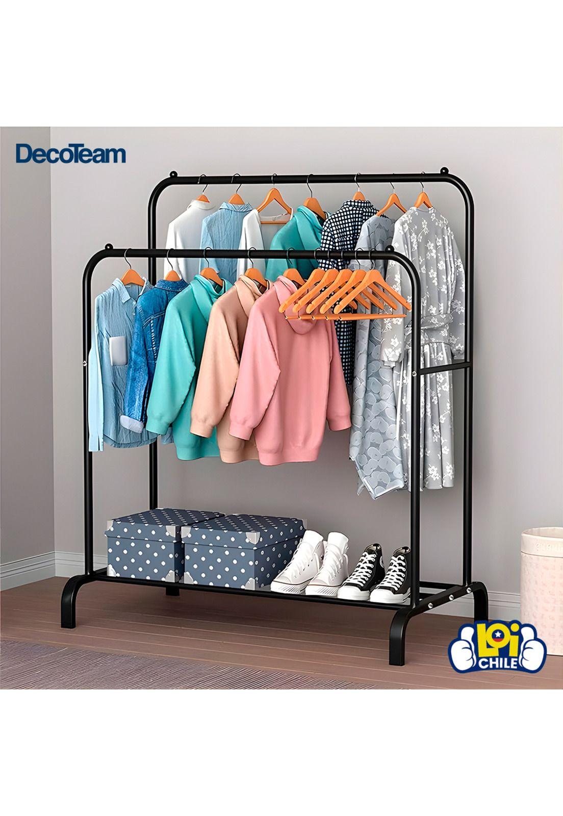 Perchero Doble DecoTeam Hierro Organizador Colgante Zapatera-1
