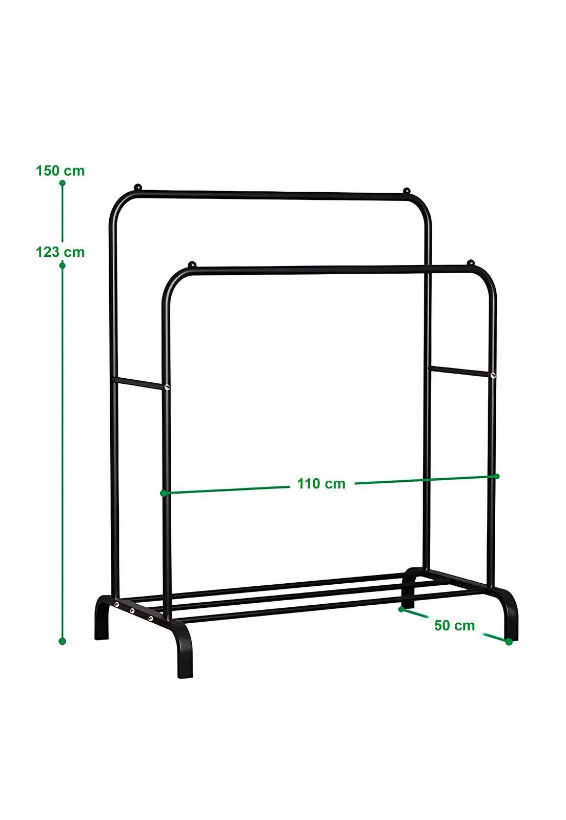 Perchero Doble DecoTeam Hierro Organizador Colgante Zapatera-4
