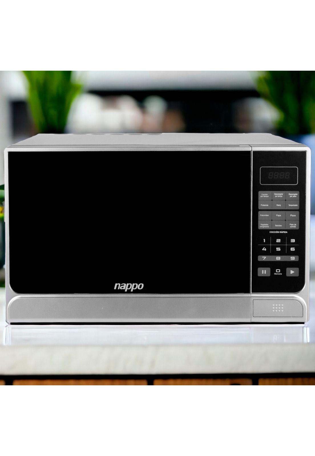 Microondas NAPPO 28L Digital 6 Programas Vidrio Espejado-4