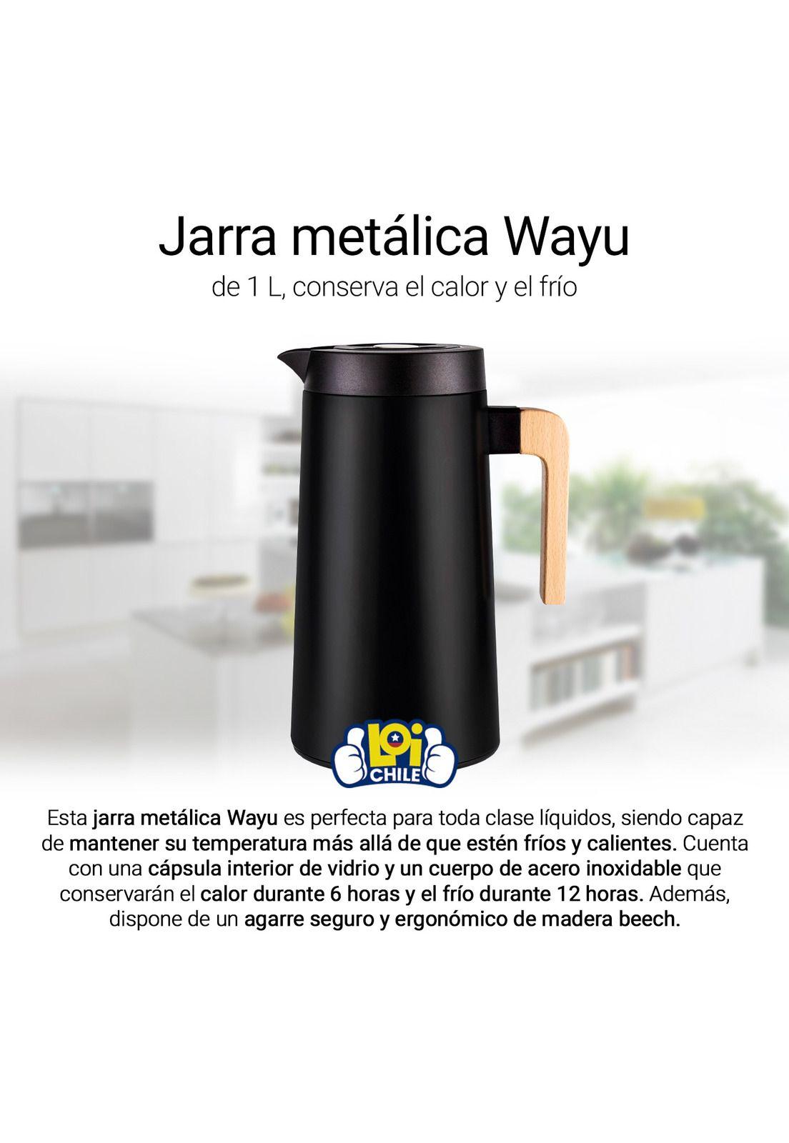 Jarra Metálica Wayu 1 Litro Frio y Calor-1