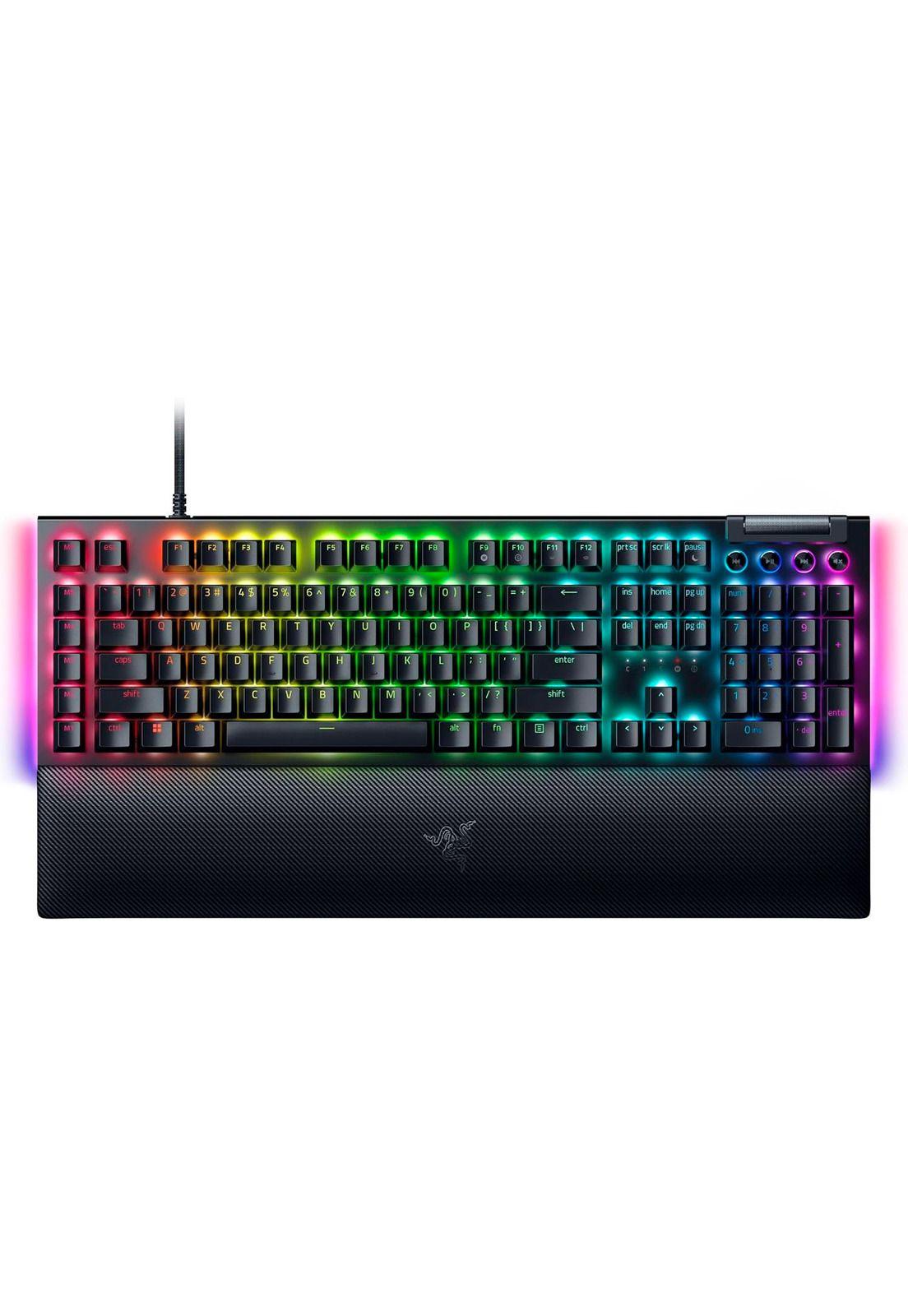 Teclado Gamer Razer Blackwidow V4 Green Switch Inglés-0