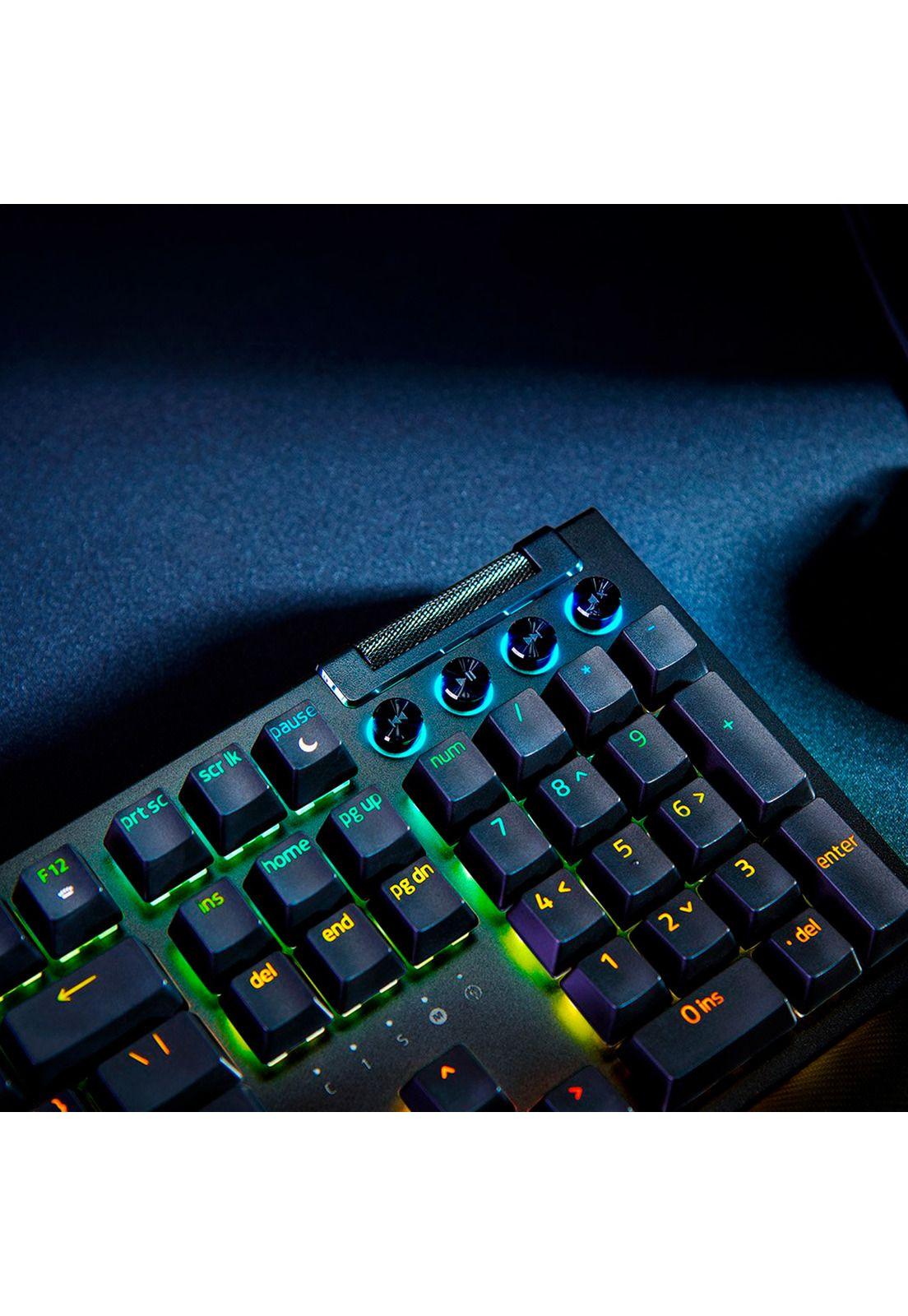 Teclado Gamer Razer Blackwidow V4 Green Switch Inglés-3