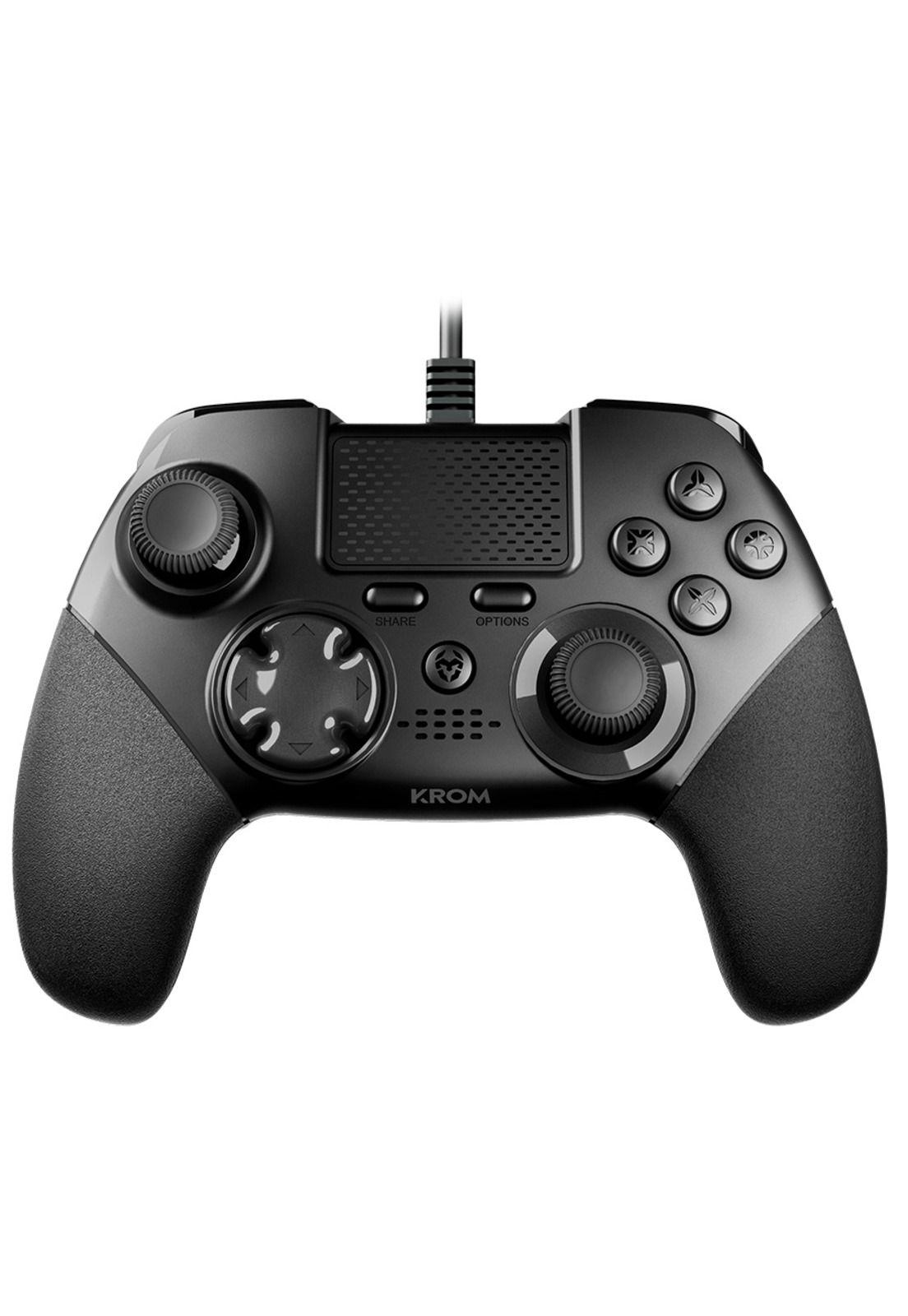 Control Joystick Usb Krom Kaiser Wired Pc Ps3 Ps4-0