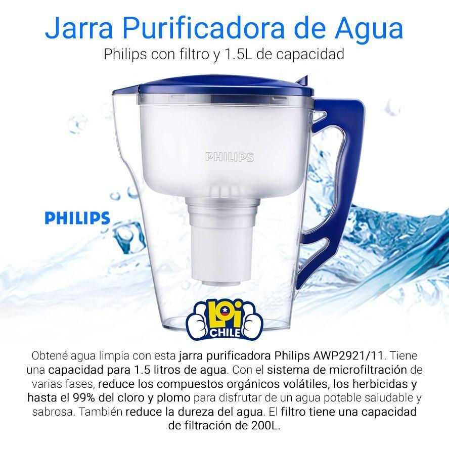 Jarra Purificadora de Agua Philips 1,5L Temporizador Digital-1