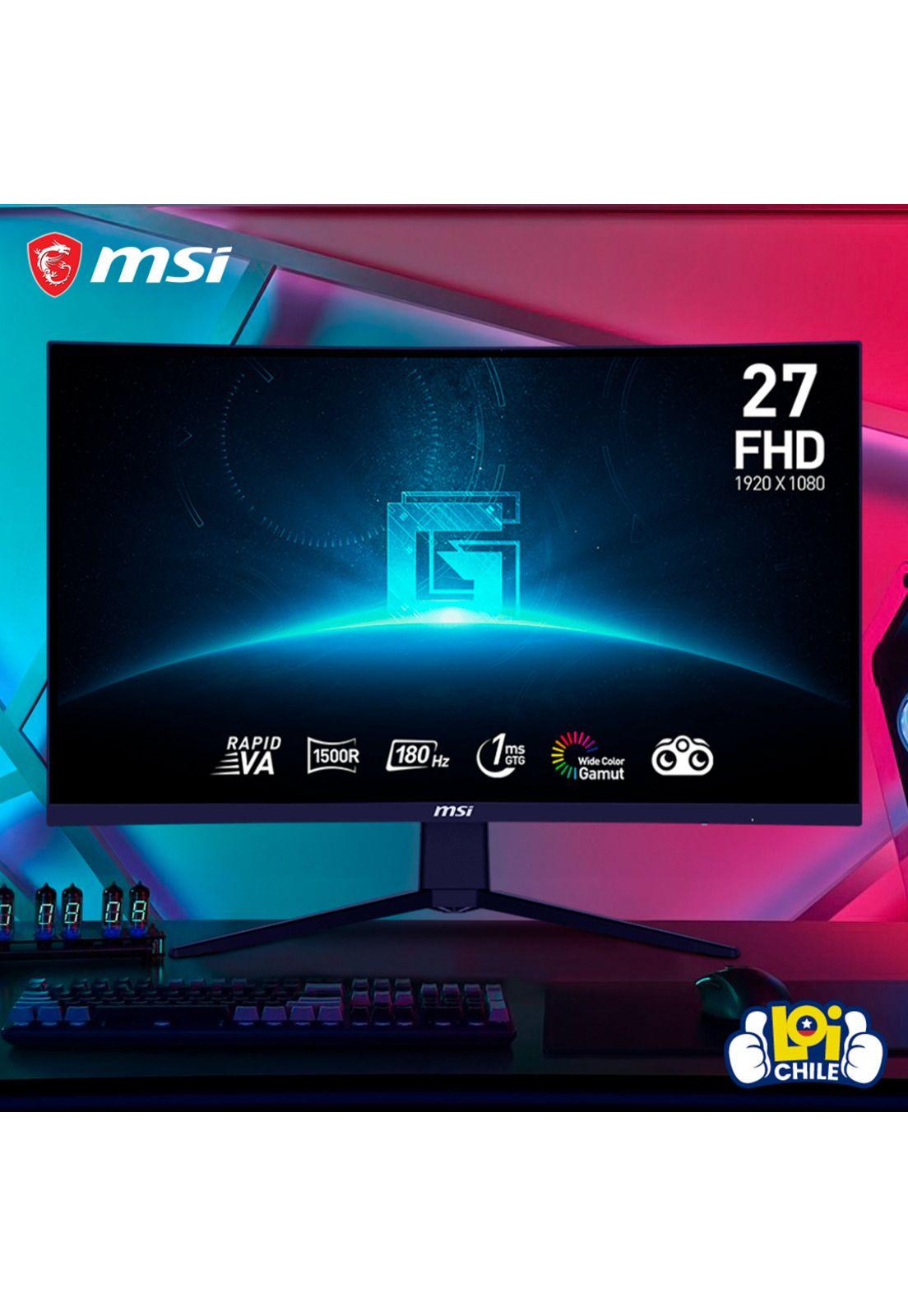 Monitor Gamer Curvo MSI G27C3F 27" Rapid VA 180Hz 1Ms-5
