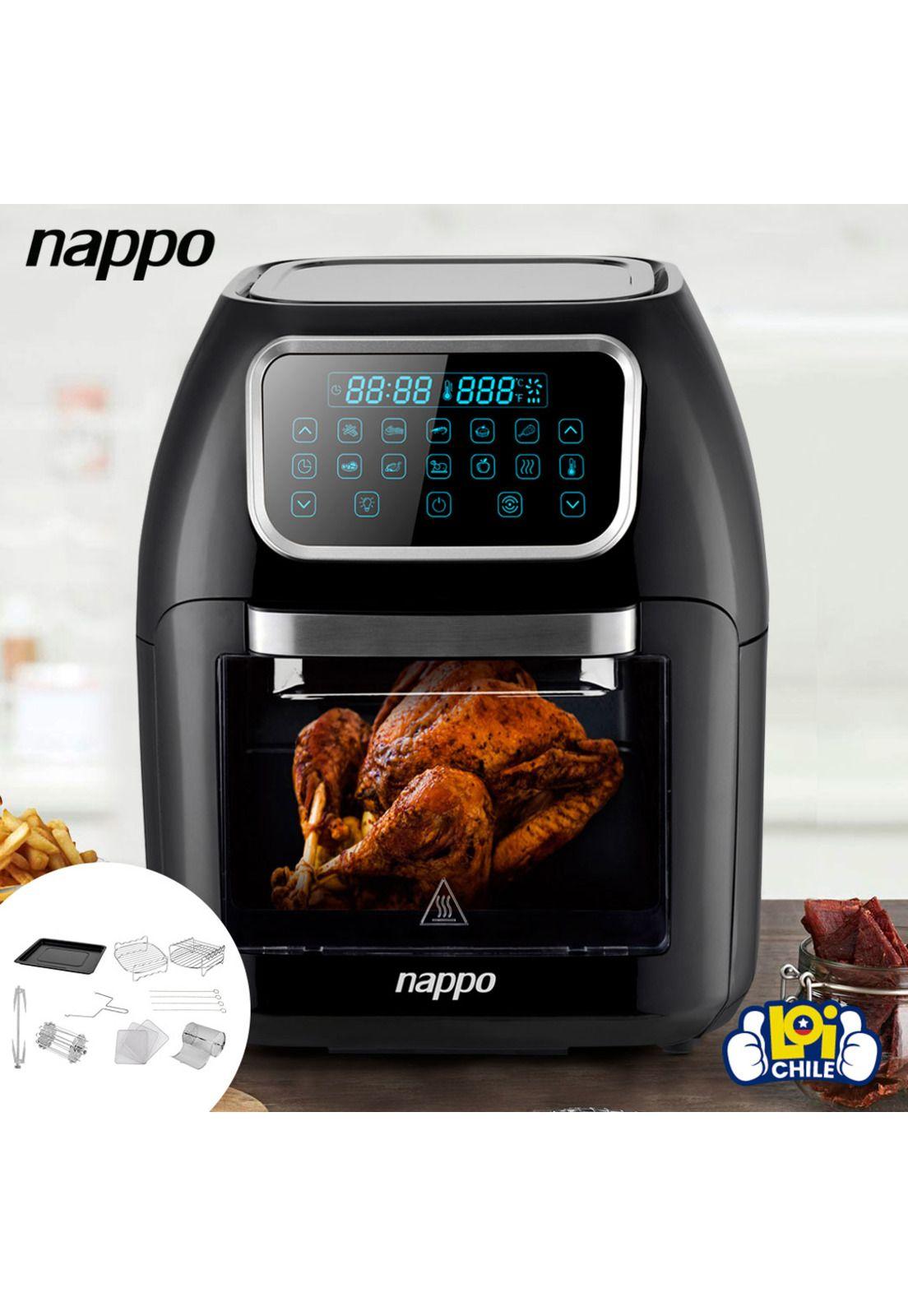 Freidora de Aire Sin aceite Digital 10 Litros 1800w Nappo-4