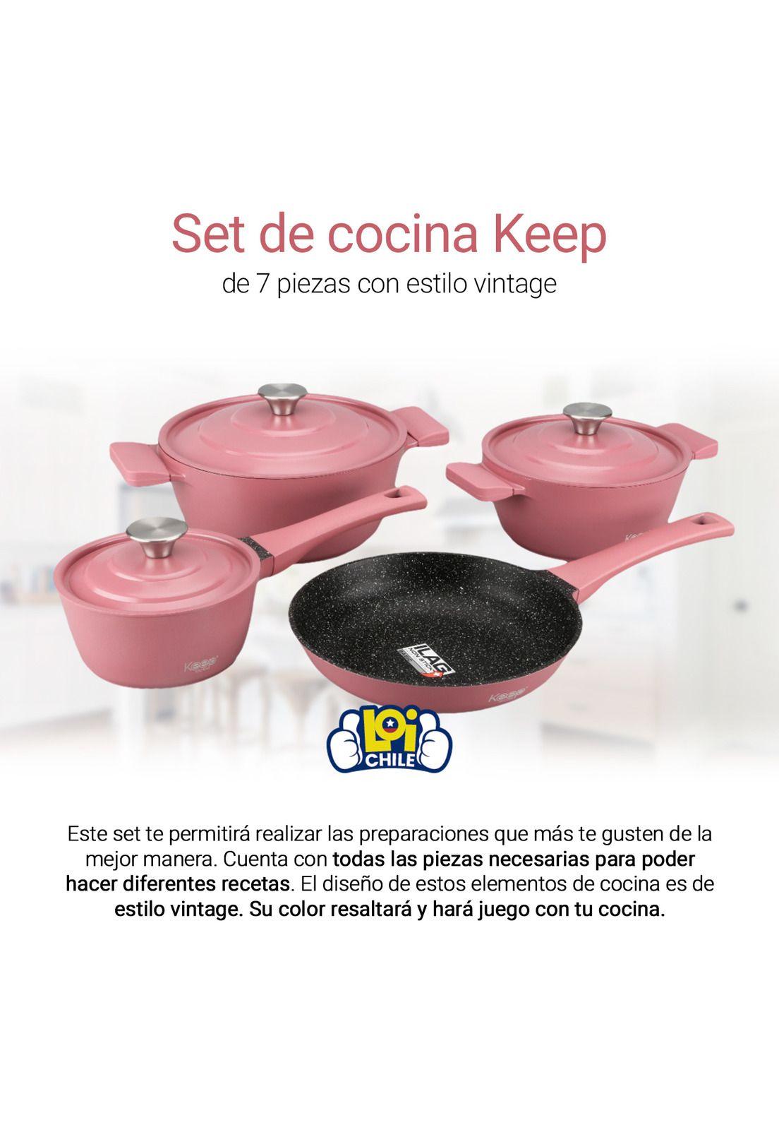 Set 7 Piezas Bateria Keep Kitchen Vintage Terracota-1