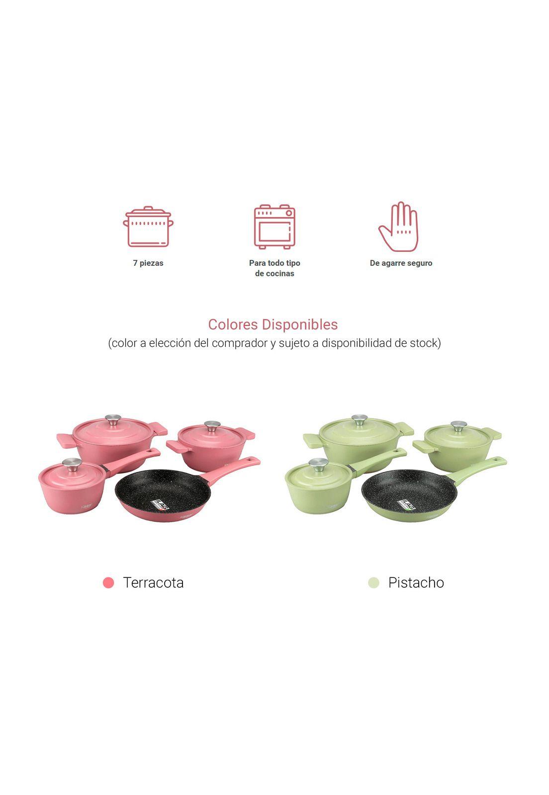 Set 7 Piezas Bateria Keep Kitchen Vintage Terracota-2