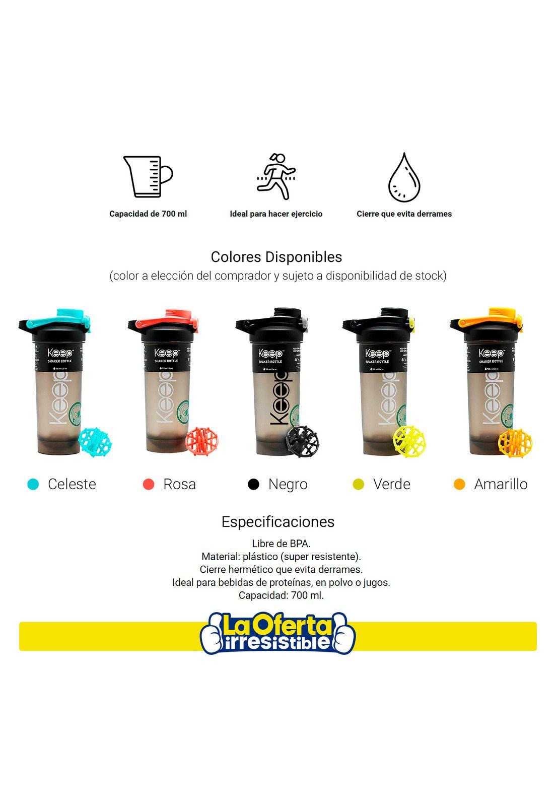 Botella Sport Shaker Keep Deportiva-2