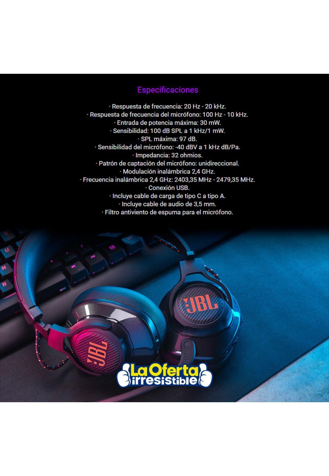 Audifonos Gamer Inalambricos JBL Quantum Q600-4