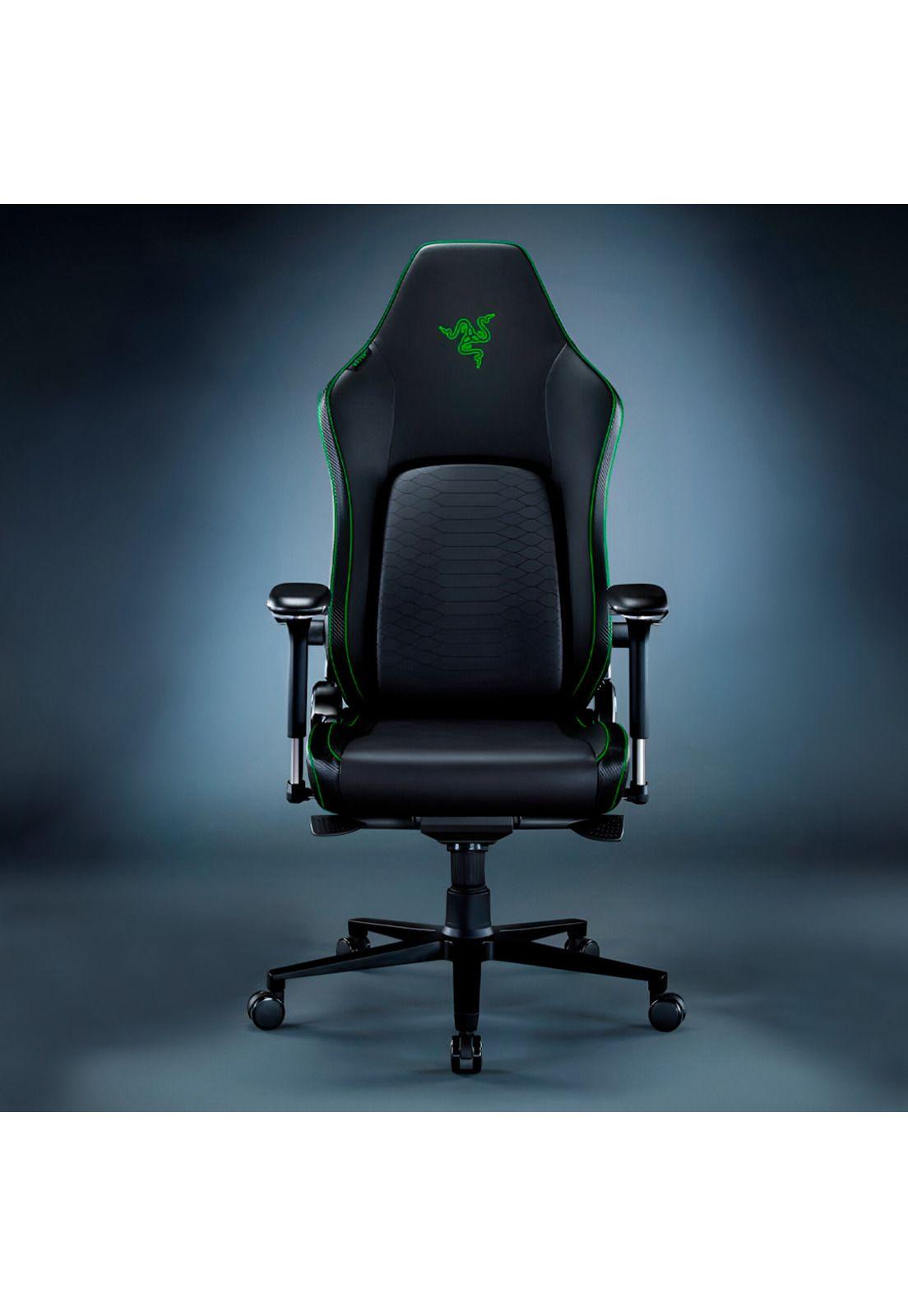 Silla Gamer Razer Iskur V2 Black / Green Leather-8