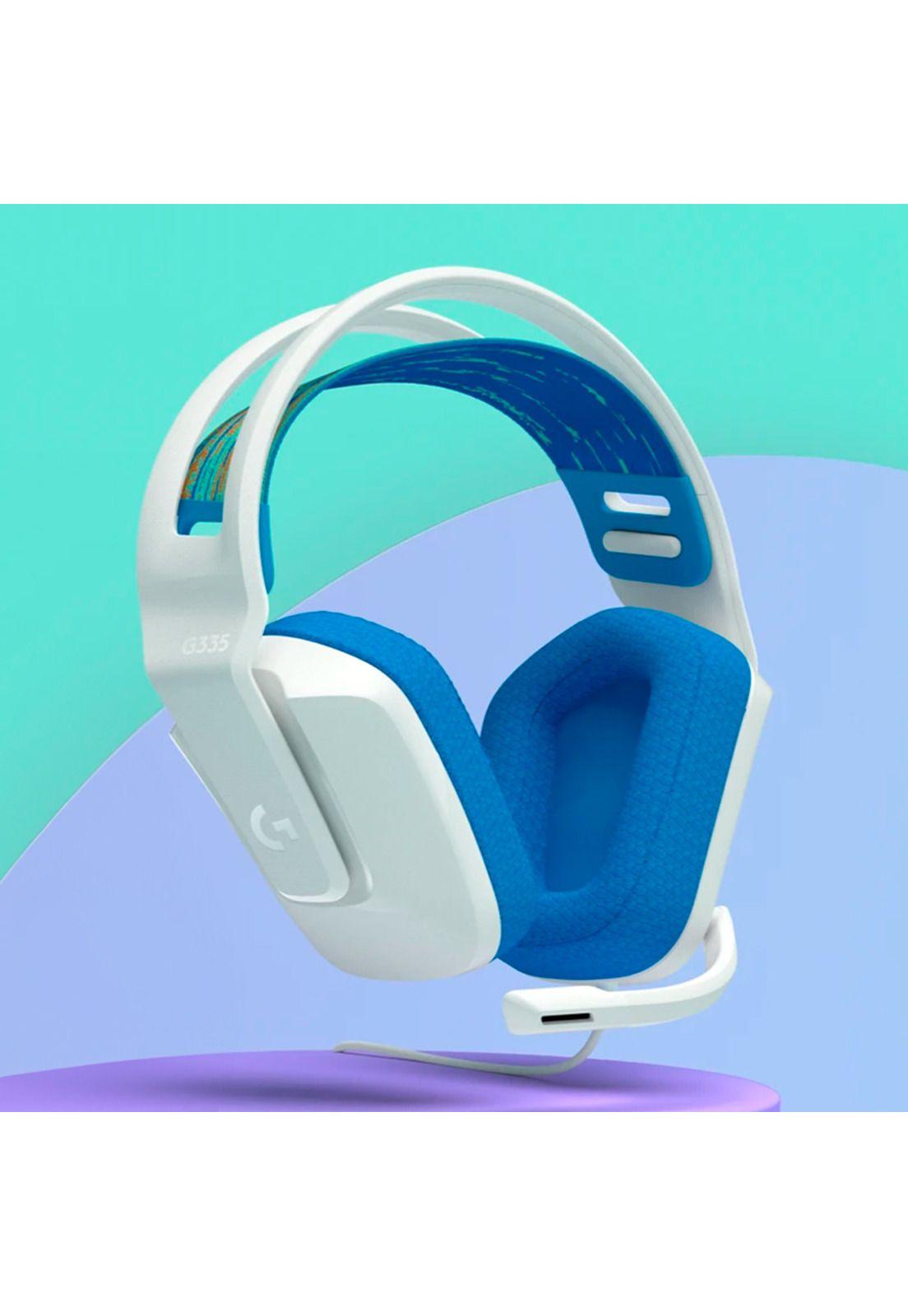 Audífonos Gamer Logitech G G335 Blanco-3