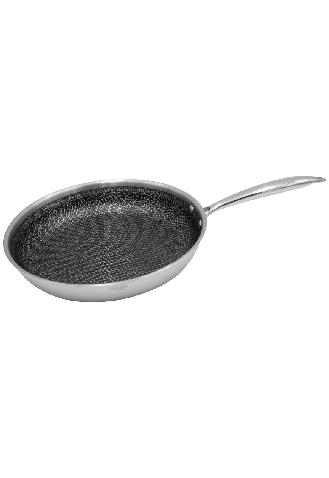 Sartén Antiadherente Keep Acero Inoxidable Cocina 28cm-0