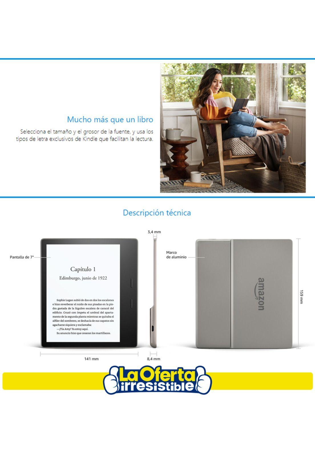 Kindle Oasis 7' 32GB Resistente al Agua Amazon-3