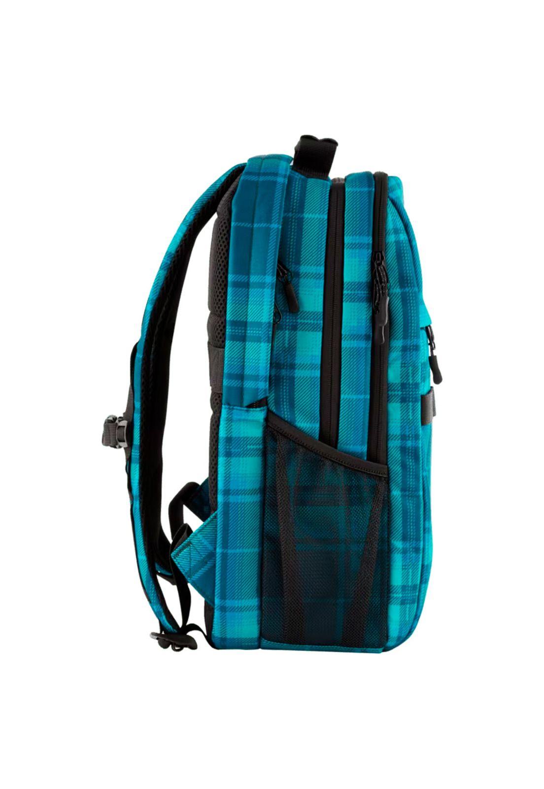 Mochila Hp Campus Xl Tartan Plaid Backpack 20L-7