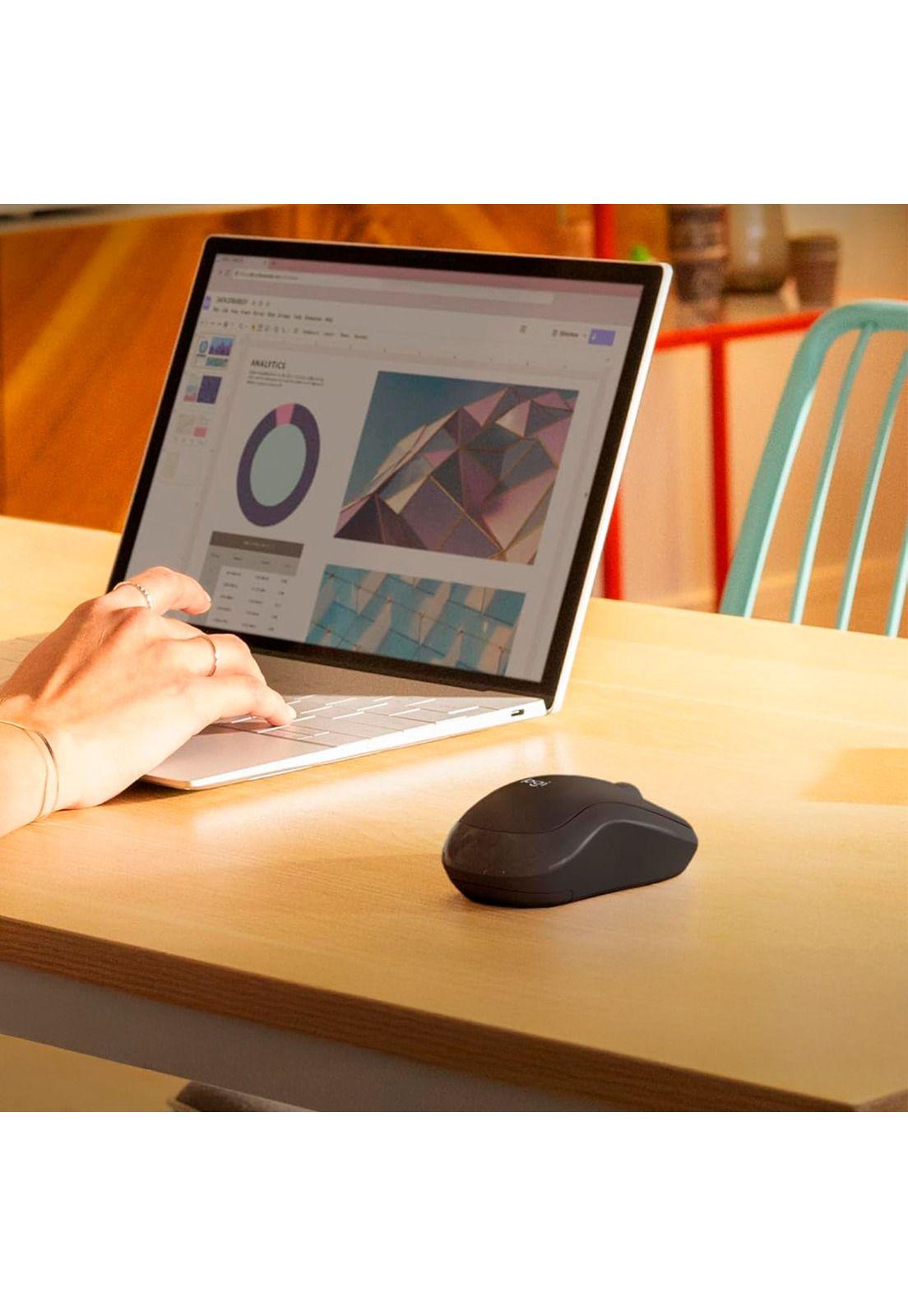 Mouse Inalámbrico Logitech M240 Bluetooth Silent Touch-6