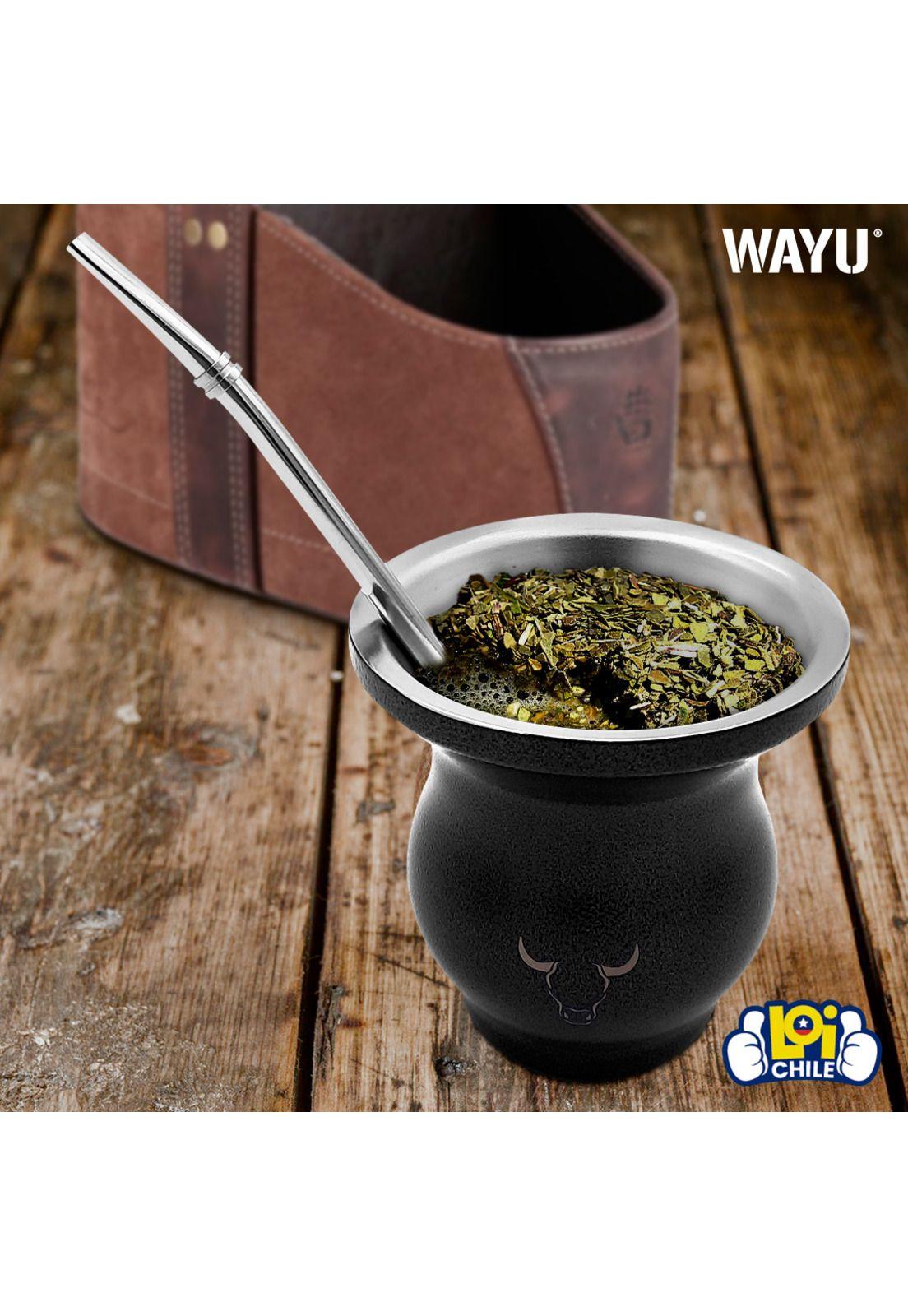 Set Mate Insulado + Bombilla Acero Inoxidable Wayu 236ml-3