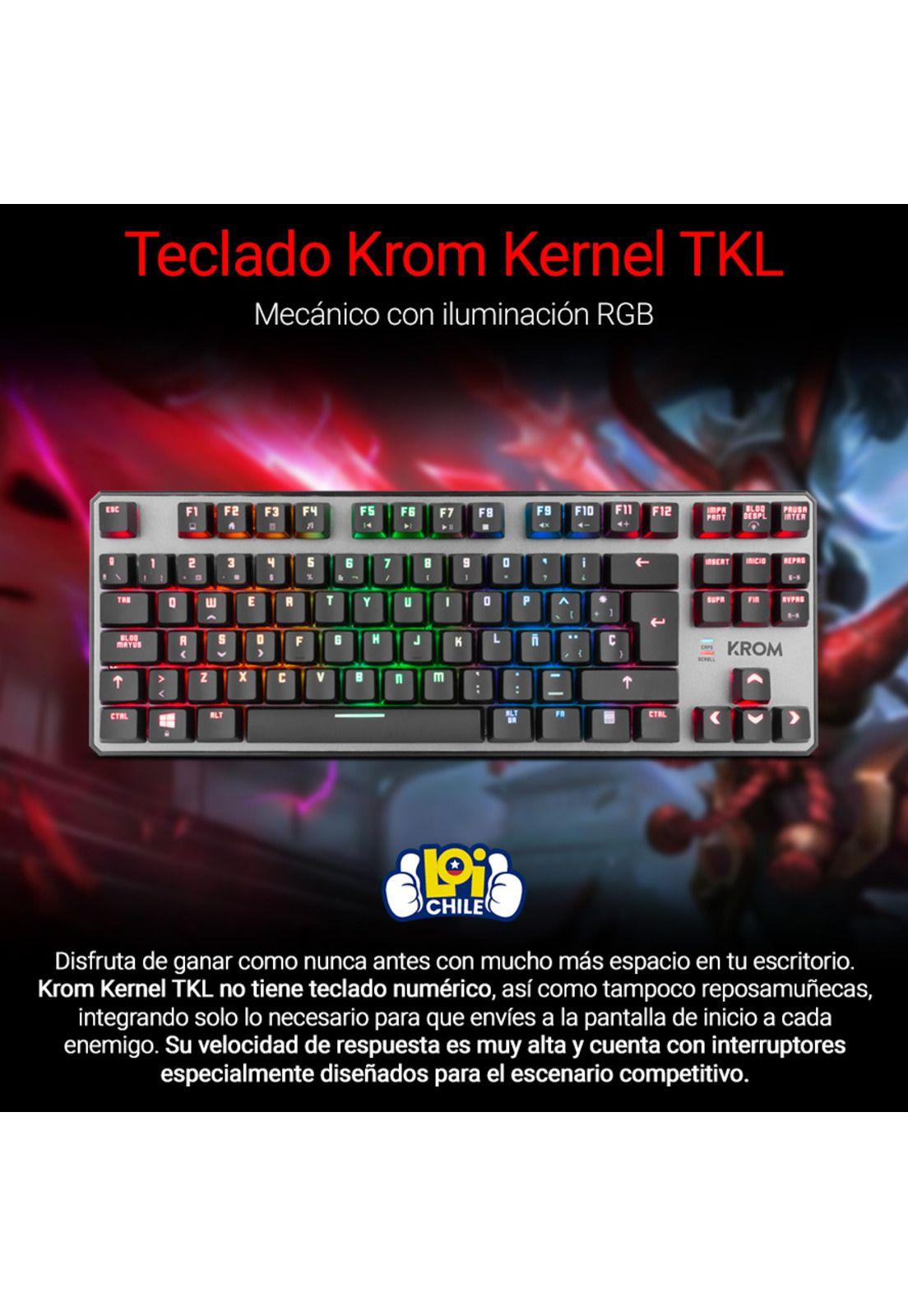 Teclado Gamer Krom Kernel TKL RGB-1
