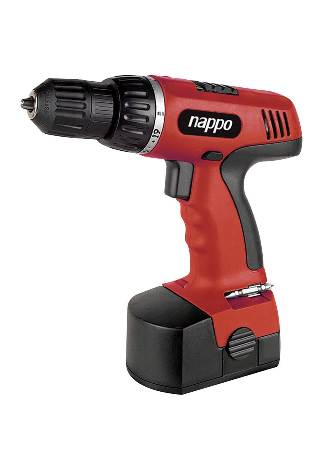 Taladro Desatornillador Inalámbrico Nappo 12v Con Accesorios-0