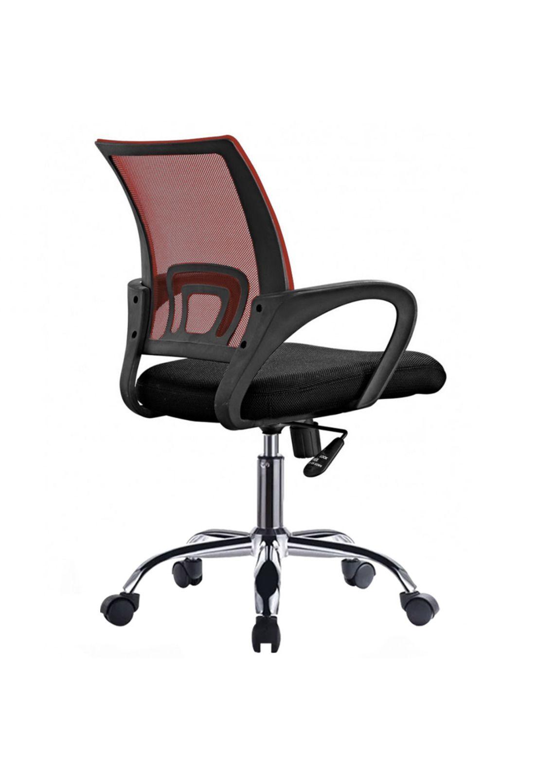 Silla de Escritorio Oficina Empoli Ejecutiva Ergonómica Rojo-2