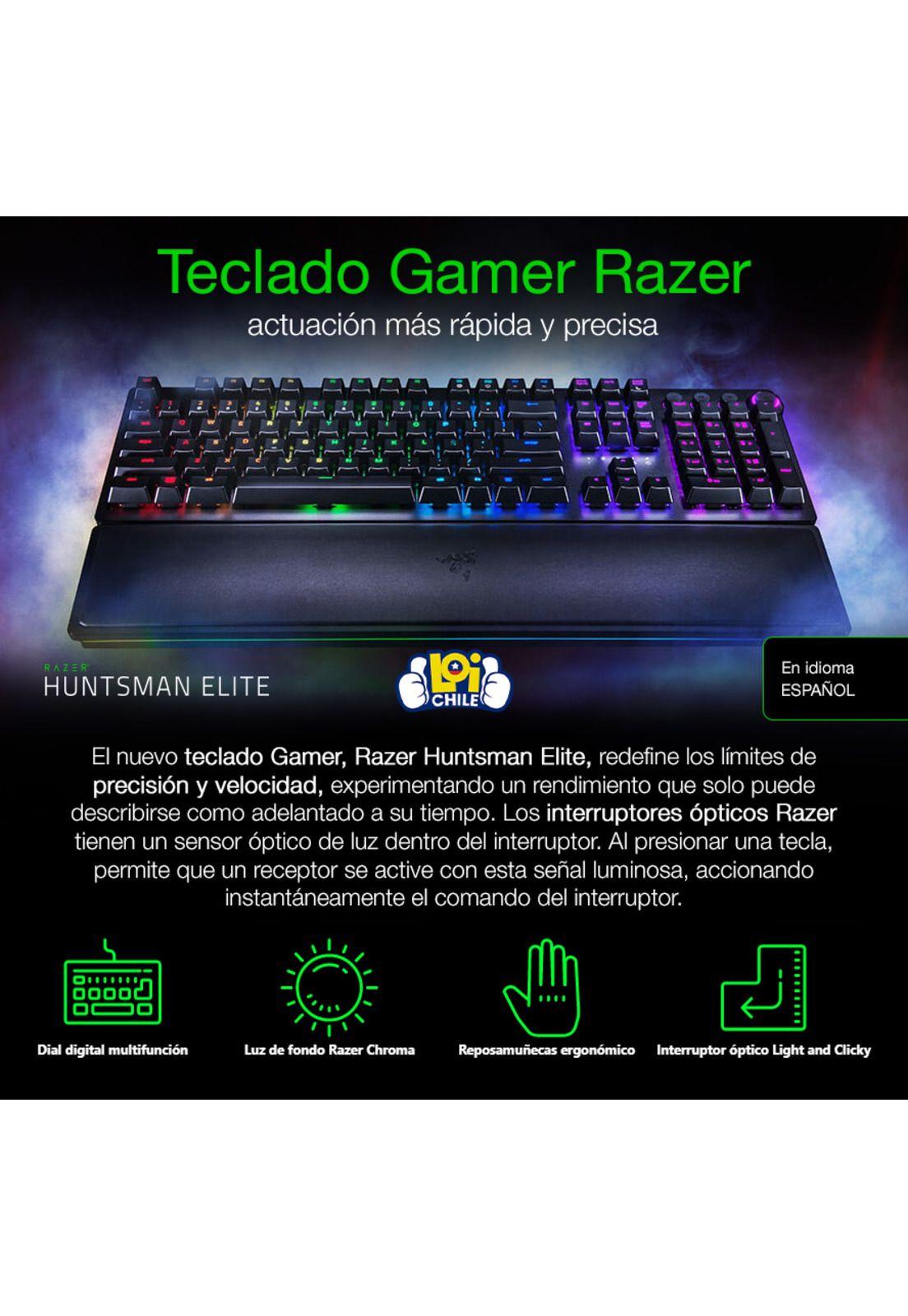 Teclado Gamer Razer Huntsman Elite Chroma Opto Mecánico-1