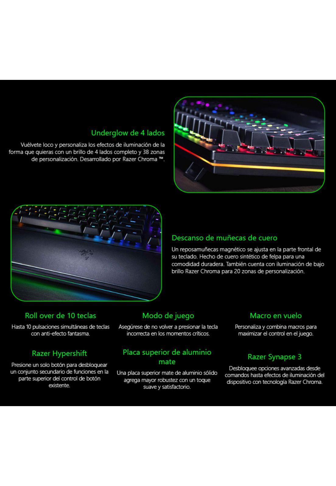 Teclado Gamer Razer Huntsman Elite Chroma Opto Mecánico-3