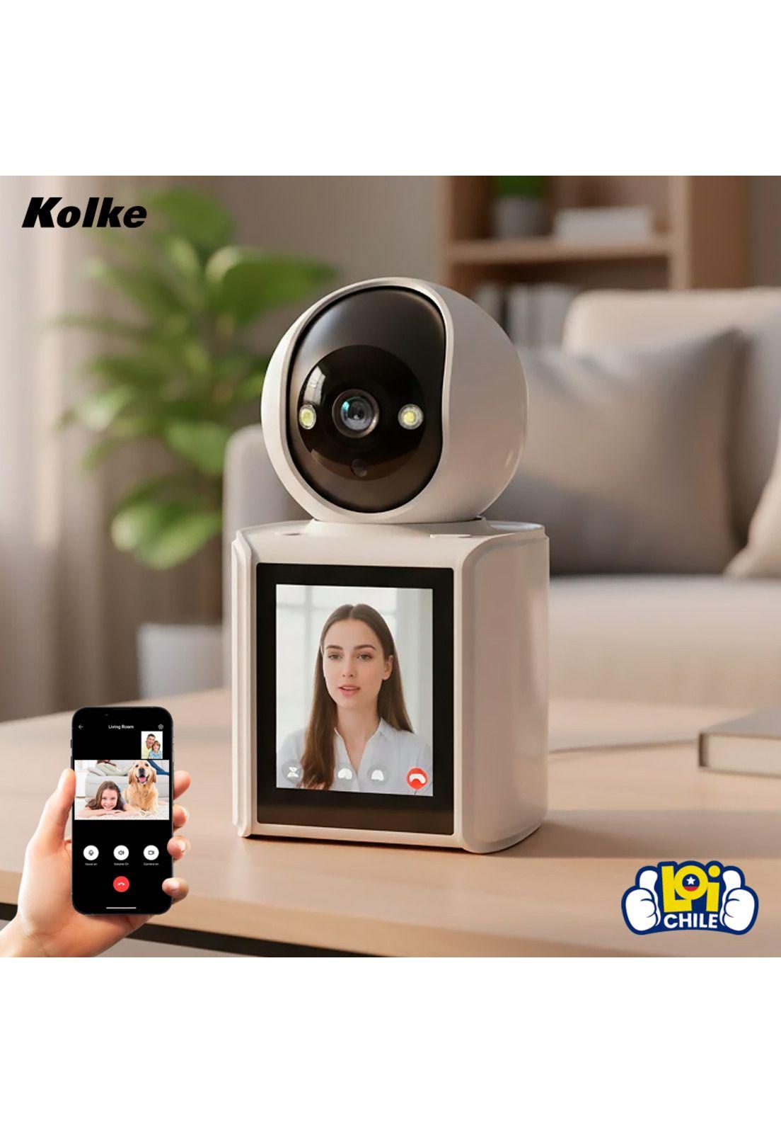 Cámara de Seguridad PT Kolke FHD con Pantalla Videollamadas-2