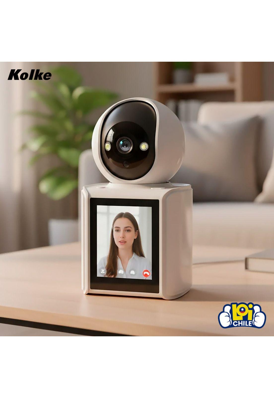 Cámara de Seguridad PT Kolke FHD con Pantalla Videollamadas-3
