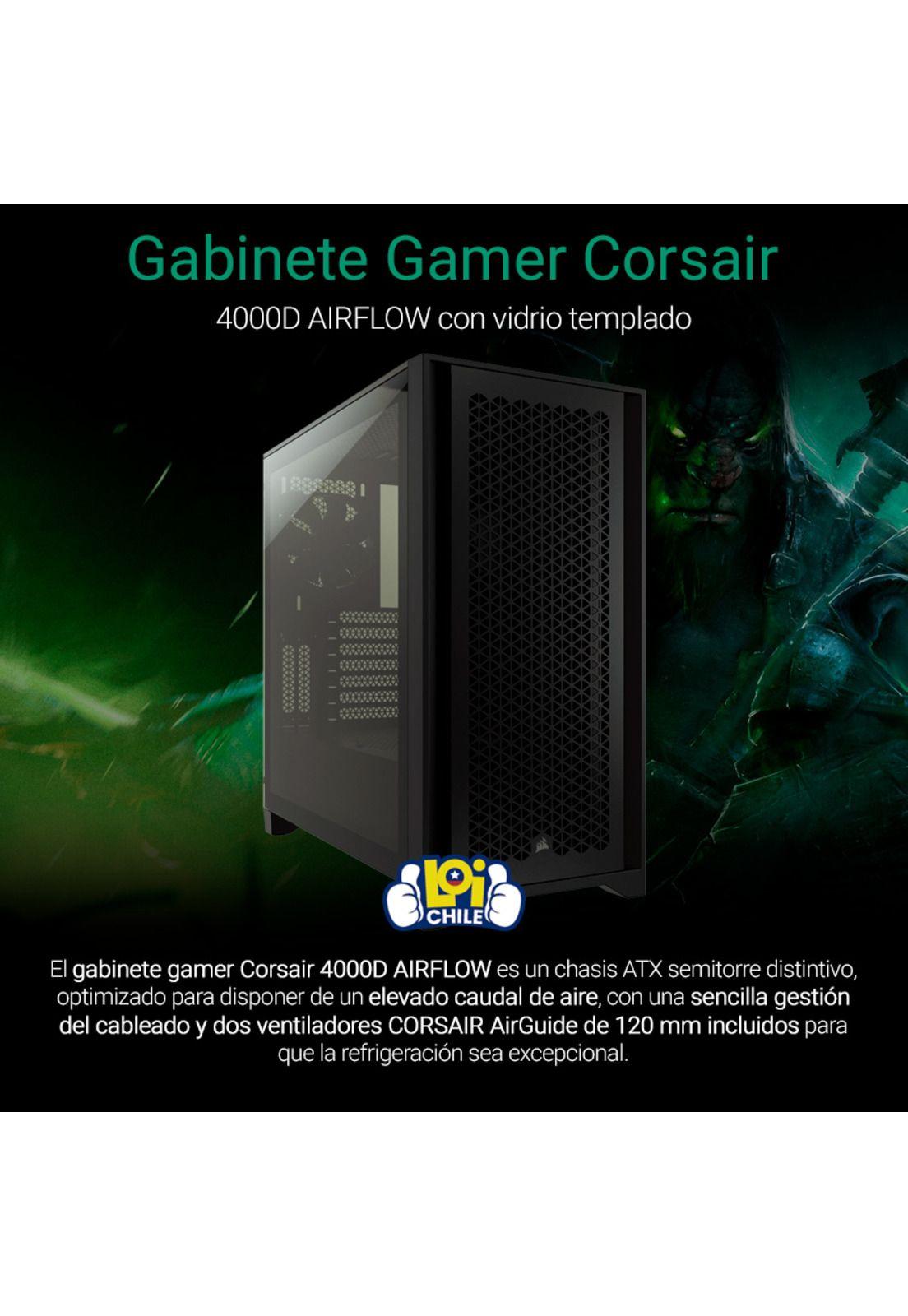 Gabinete Gamer Corsair 4000D Airflow Mid-Tower-1