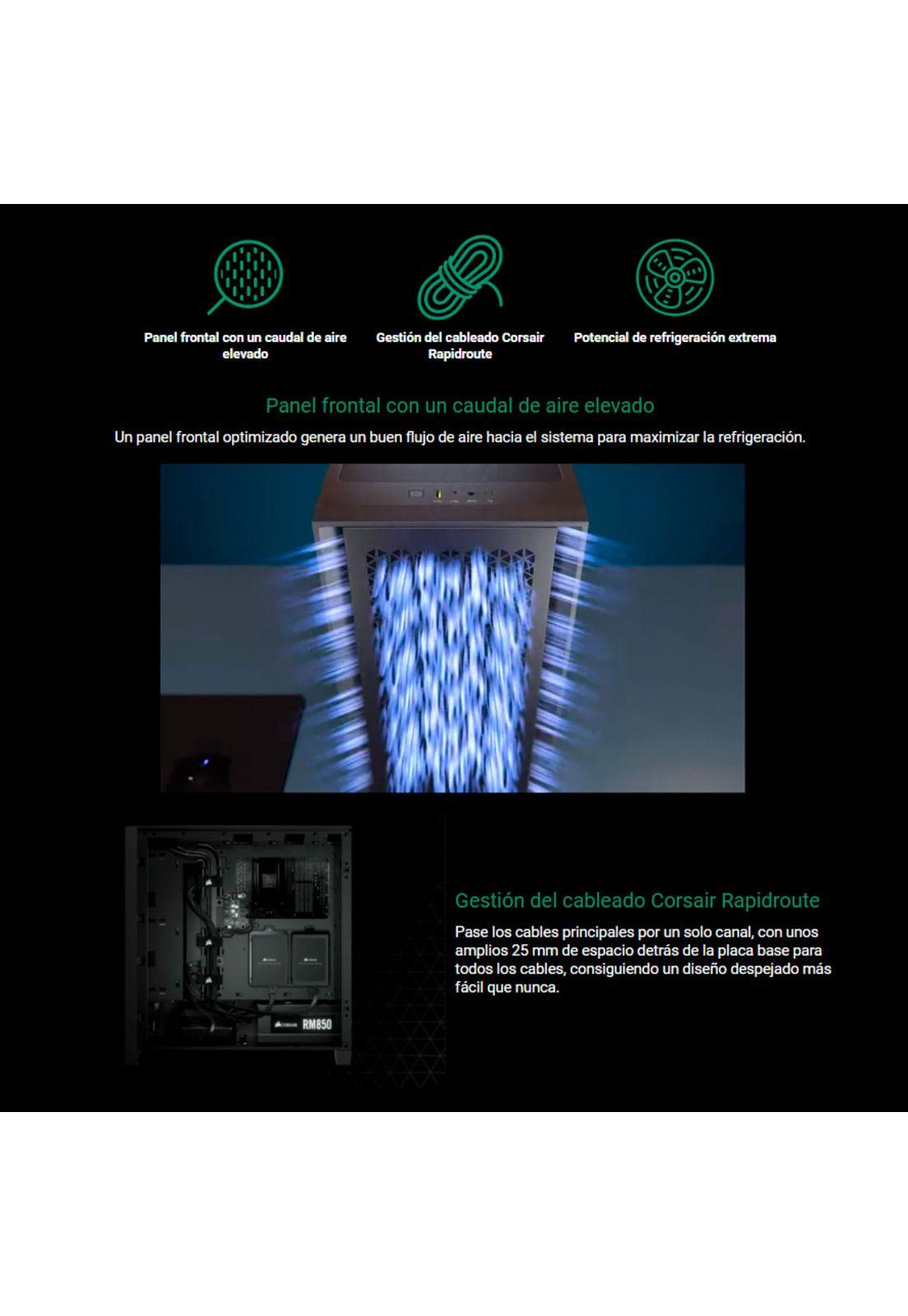 Gabinete Gamer Corsair 4000D Airflow Mid-Tower-2