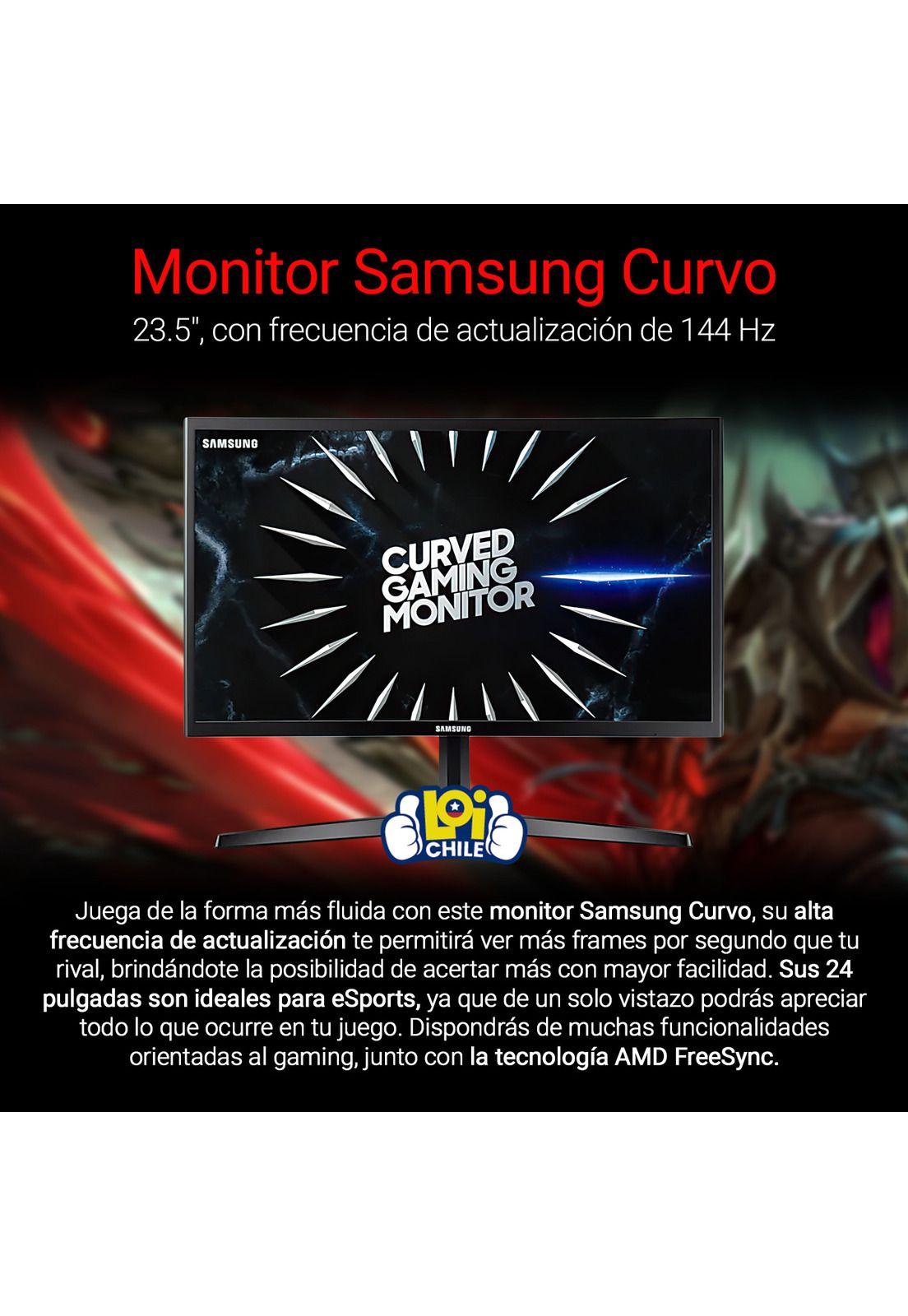 Monitor Gamer Samsung Curvo 23.5' 144Hz-1