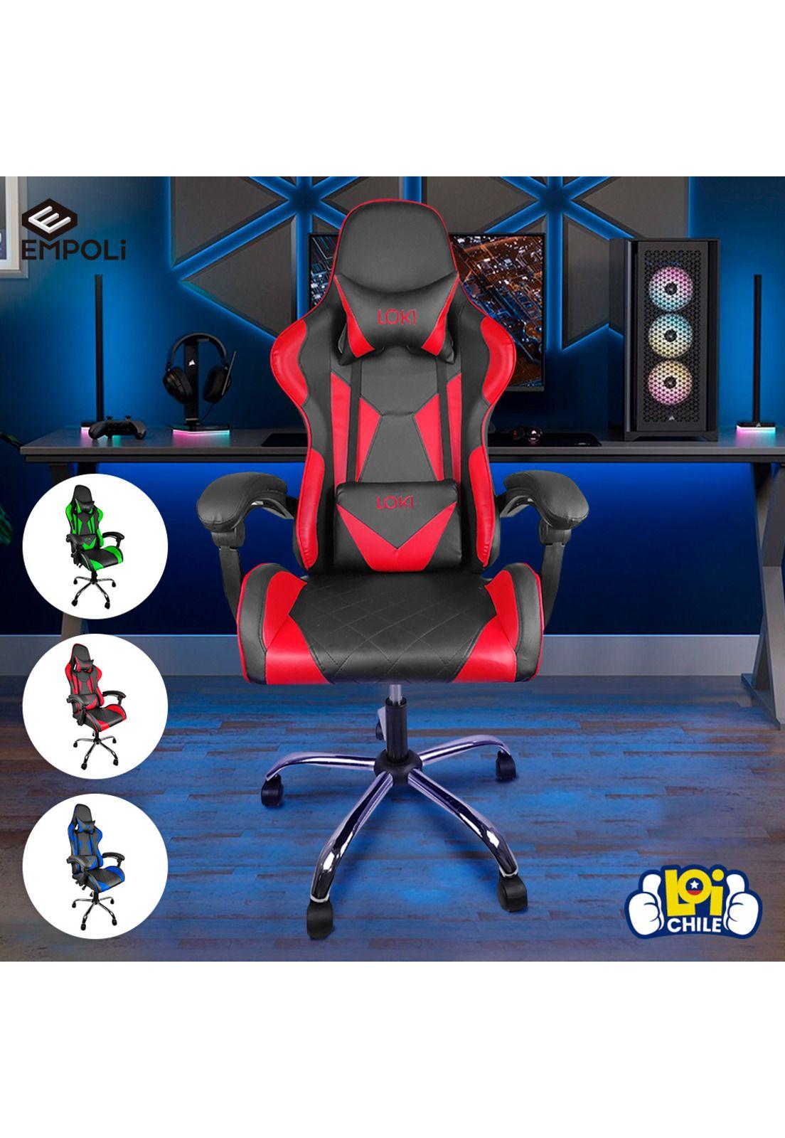 Silla Gamer Empoli Loki Reclinable Ergonómica Resistente-2