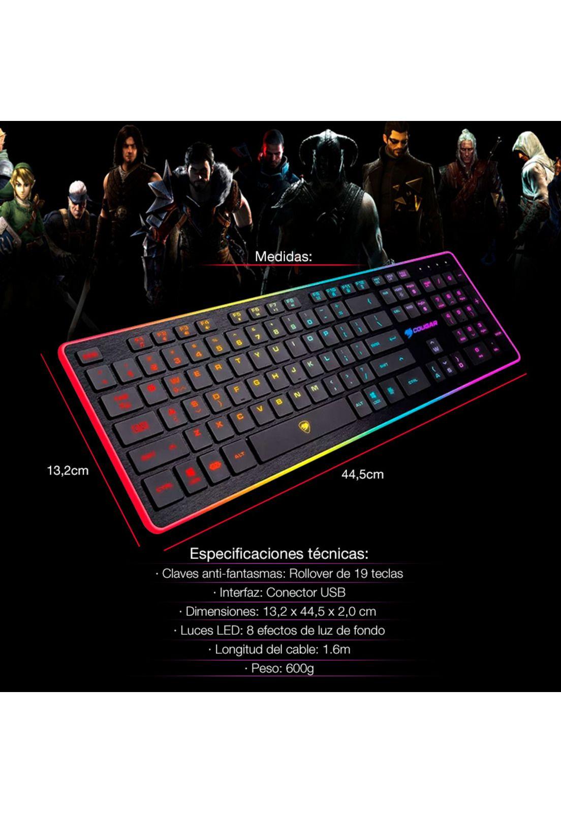 Teclado Gamer Cougar Vantar Profesional-2