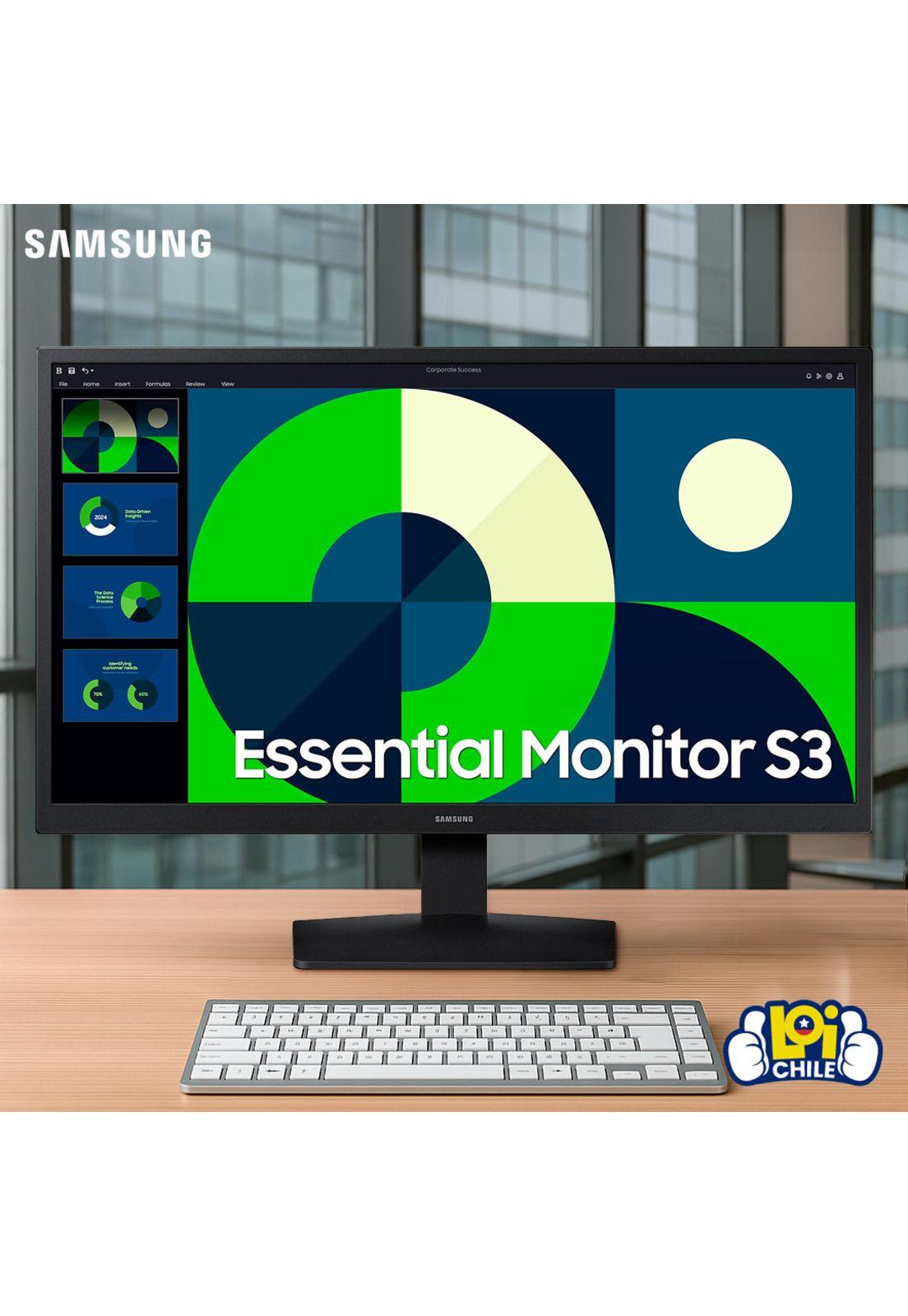 Monitor Samsung Essential S3 22" Full HD 75Hz-8