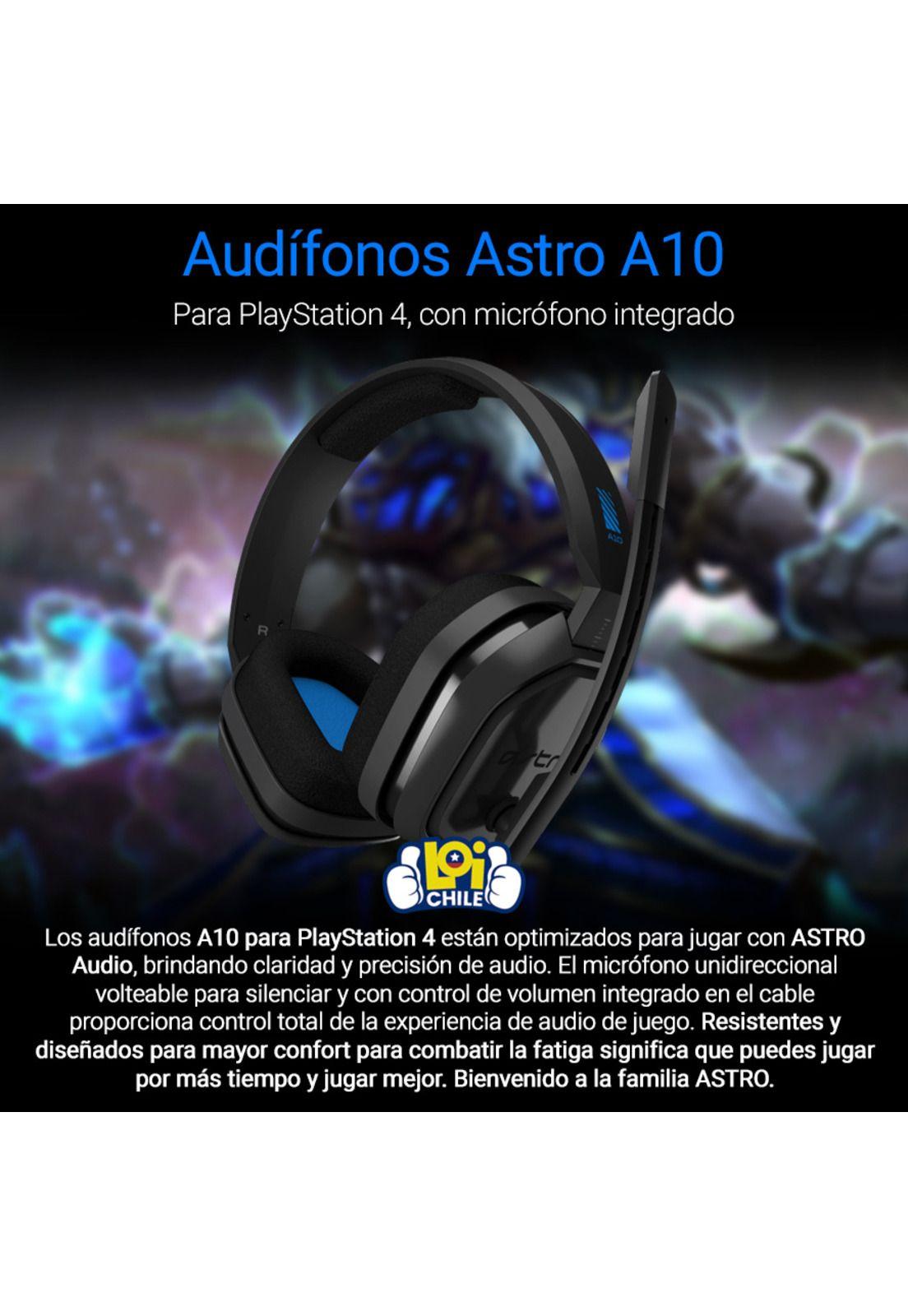 Audifonos Gamer Astro A10 Para PS4/Pc-1